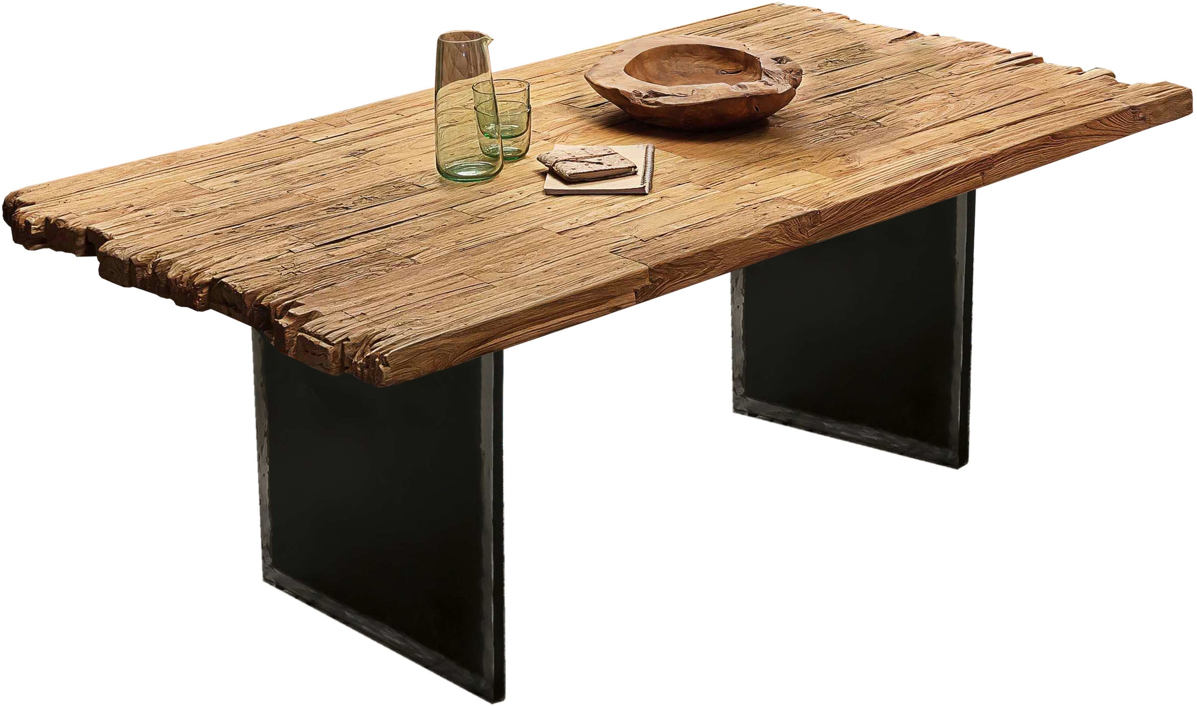 INOSIGN Esstisch 1 Stk. tlg. mit Bruchkante an den kurzen Seiten günstig online kaufen