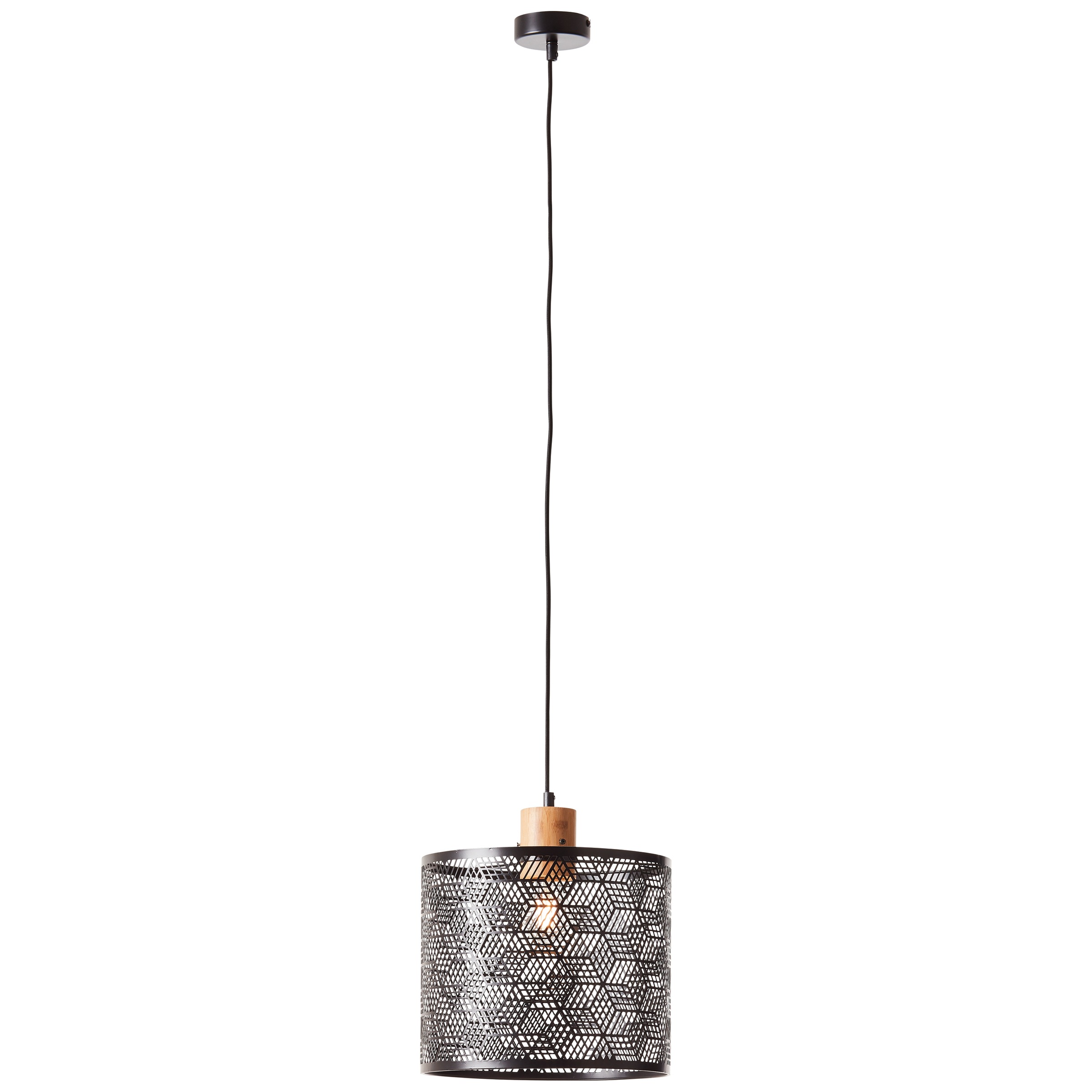 Brilliant Pendelleuchte »Santy«, 1 flammig, Leuchtmittel E27   ohne Leuchtm günstig online kaufen