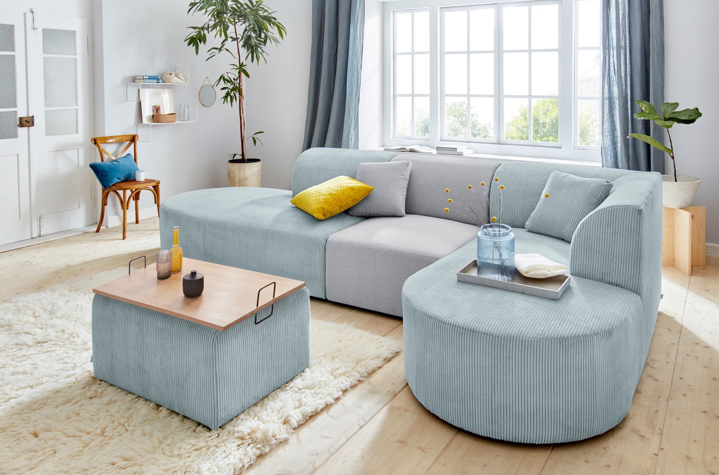 OTTO home Sofa-Eckelement »Alesund« als Einzelelement oder Modulteil günstig online kaufen