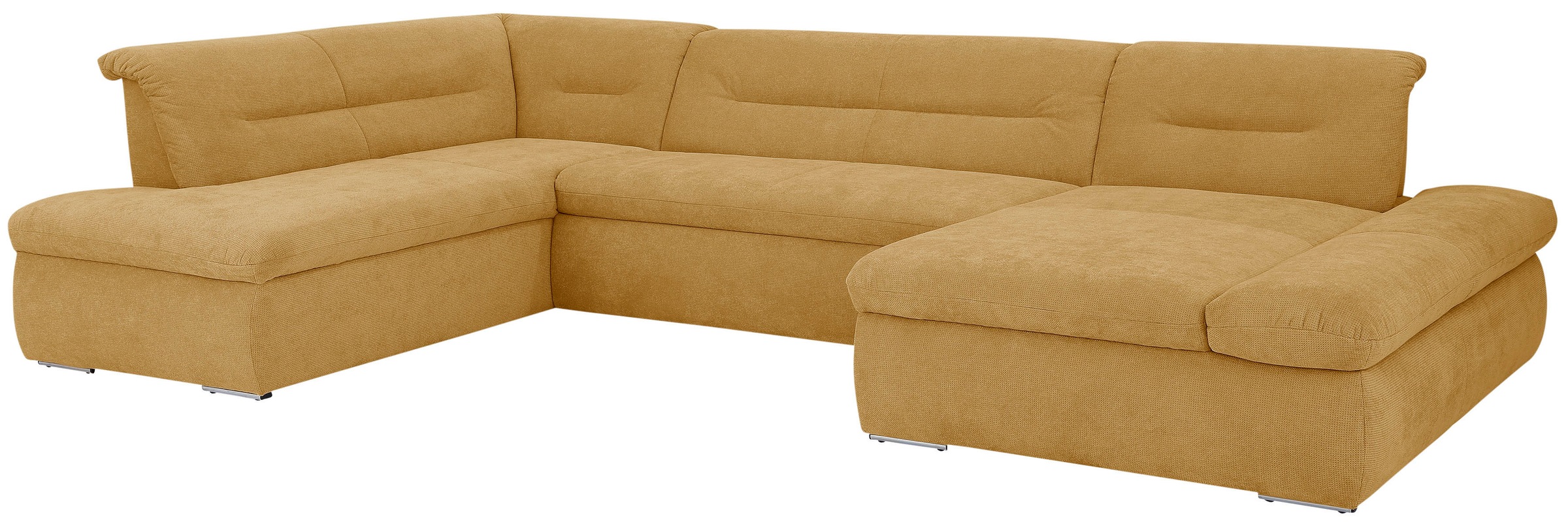 Home affaire Wohnlandschaft »Avesa U-Form« Wahlweise mit Armteilverstellung günstig online kaufen