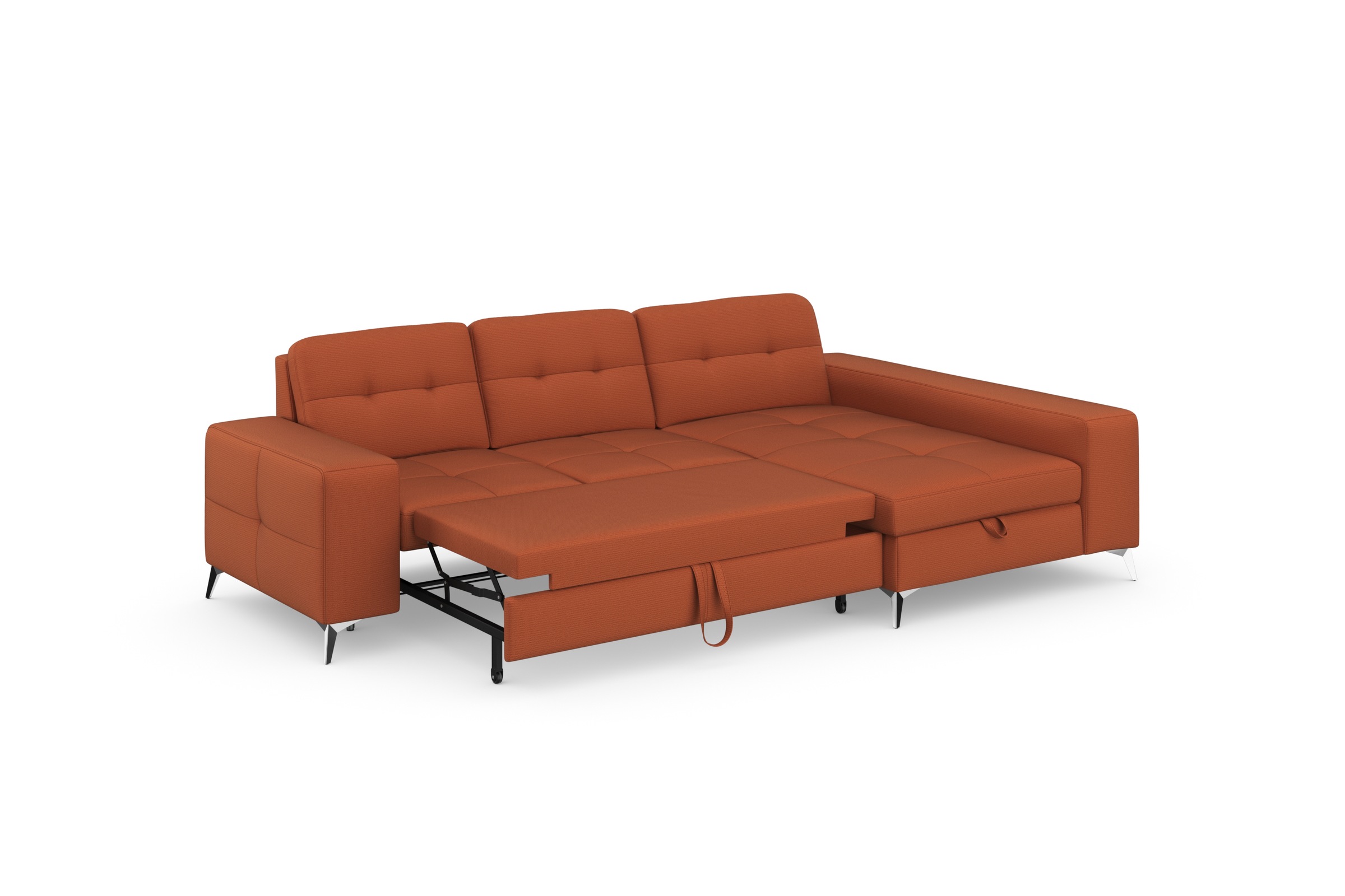 sit&more Ecksofa »Baviene L-Form«, inklusive Sitztiefenverstellung und Federkern, wahlweise Bettfunktion