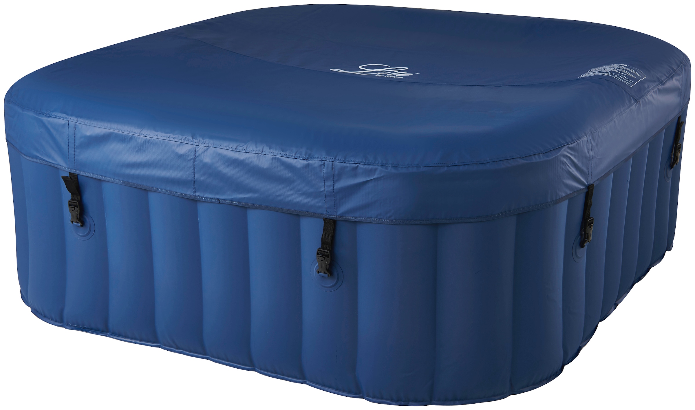 GardWell Whirlpool »Sapphire«, (Set), selbstaufblasend, 108 Luftdüsen, BxLxH: 158x158x68 cm, für 4 Personen