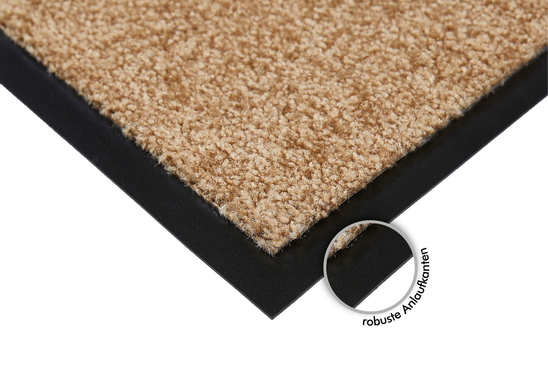 Andiamo Fußmatte »Super Wash & Clean, Made in Belgium«, rechteckig, 7 mm Höhe, Schmutzfangmatte, Uni Farben, rutschhemmend, waschbar