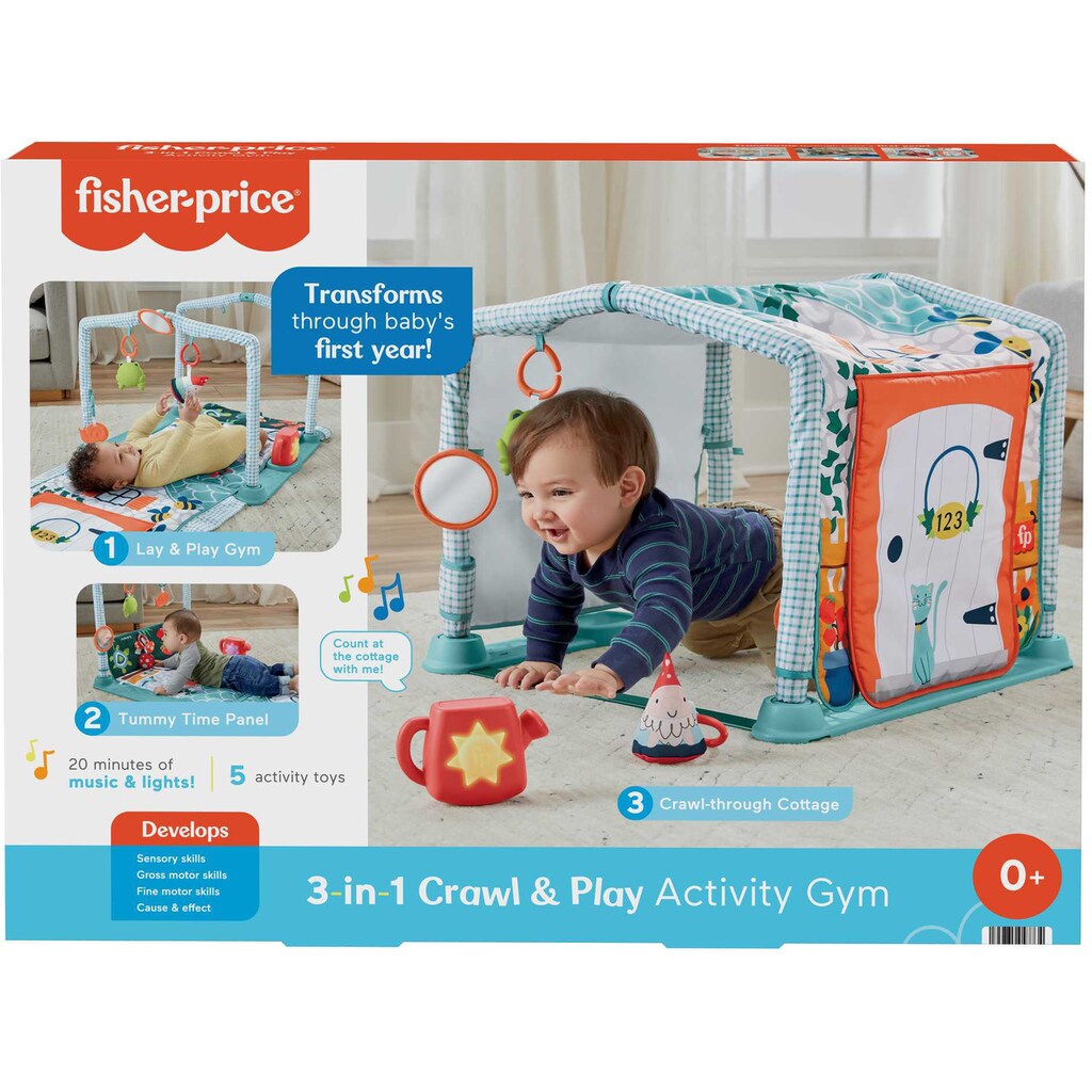 Fisher-Price® Baby Gym »3in1 Kleines Ferienhaus Spieldecke«