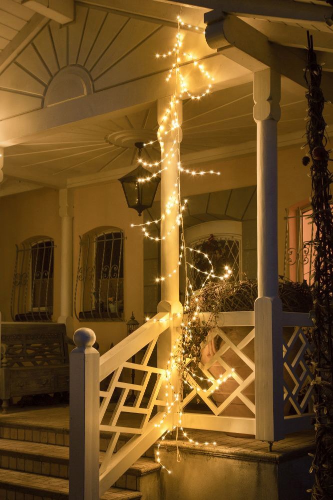 KONSTSMIDE LED-Lichterkette »Weihnachtsdeko aussen«, variabel als Lichterkranz/Lichtergirlande, 240 warmweiße Dioden