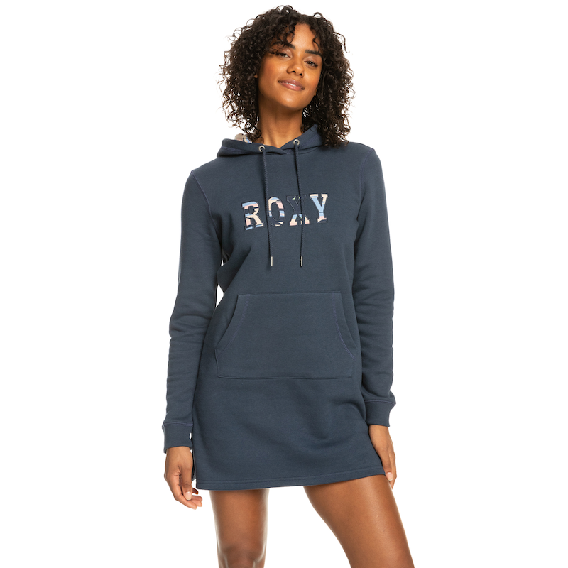 ROXY Sweatkleid »Dreamy Memories« Mood Indigo XS - US-Größen US-Größen XS Material: Gebürstetes Mischgewebe aus Baumwolle...
