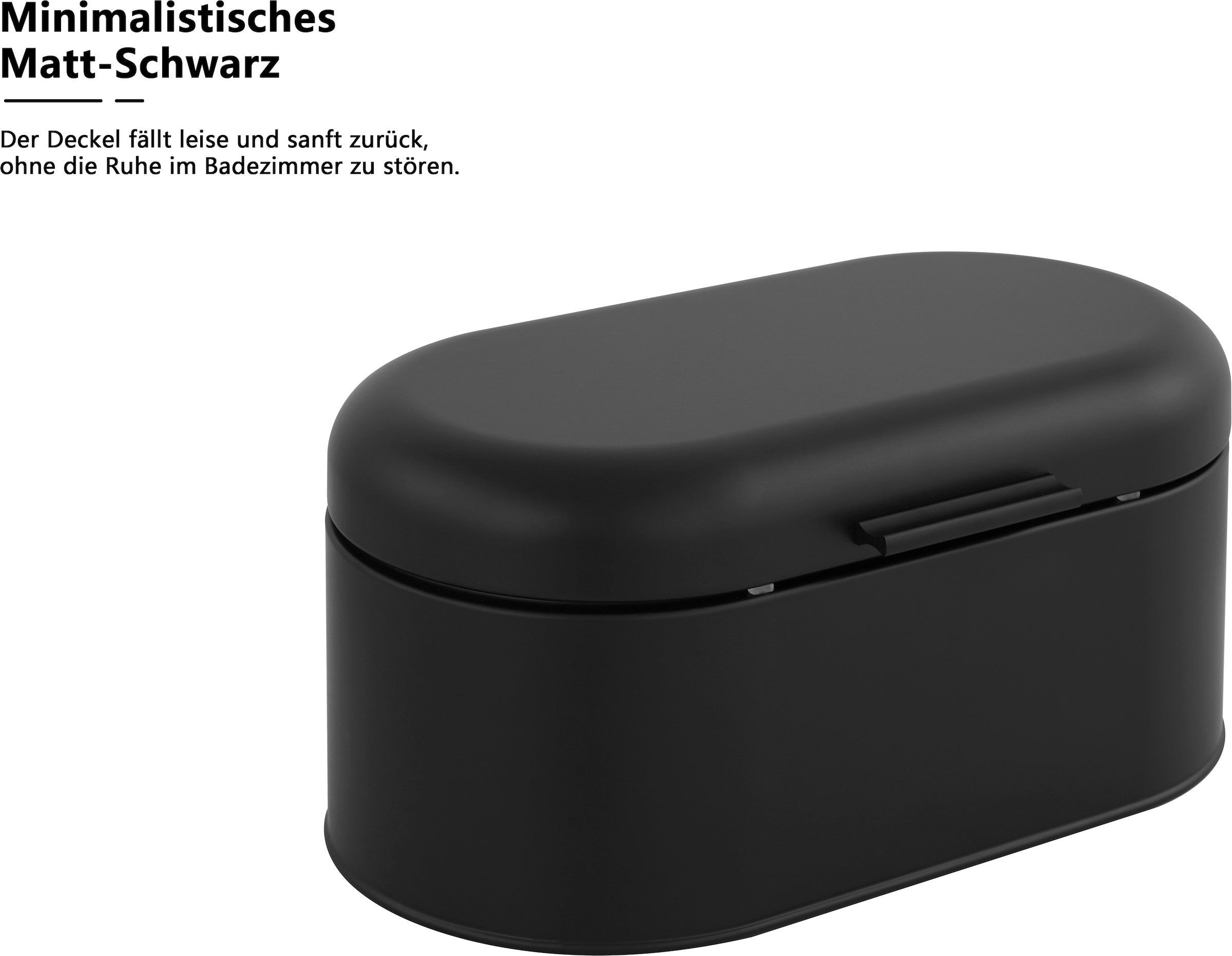 OTTO home Brotkasten »Mallua, mit integrierten Lüftungslöchern auf der Rückseite« Lebensmittelaufbewahrungsbehälter, Brotbox mit Deckel, Höhe 15,6 cm