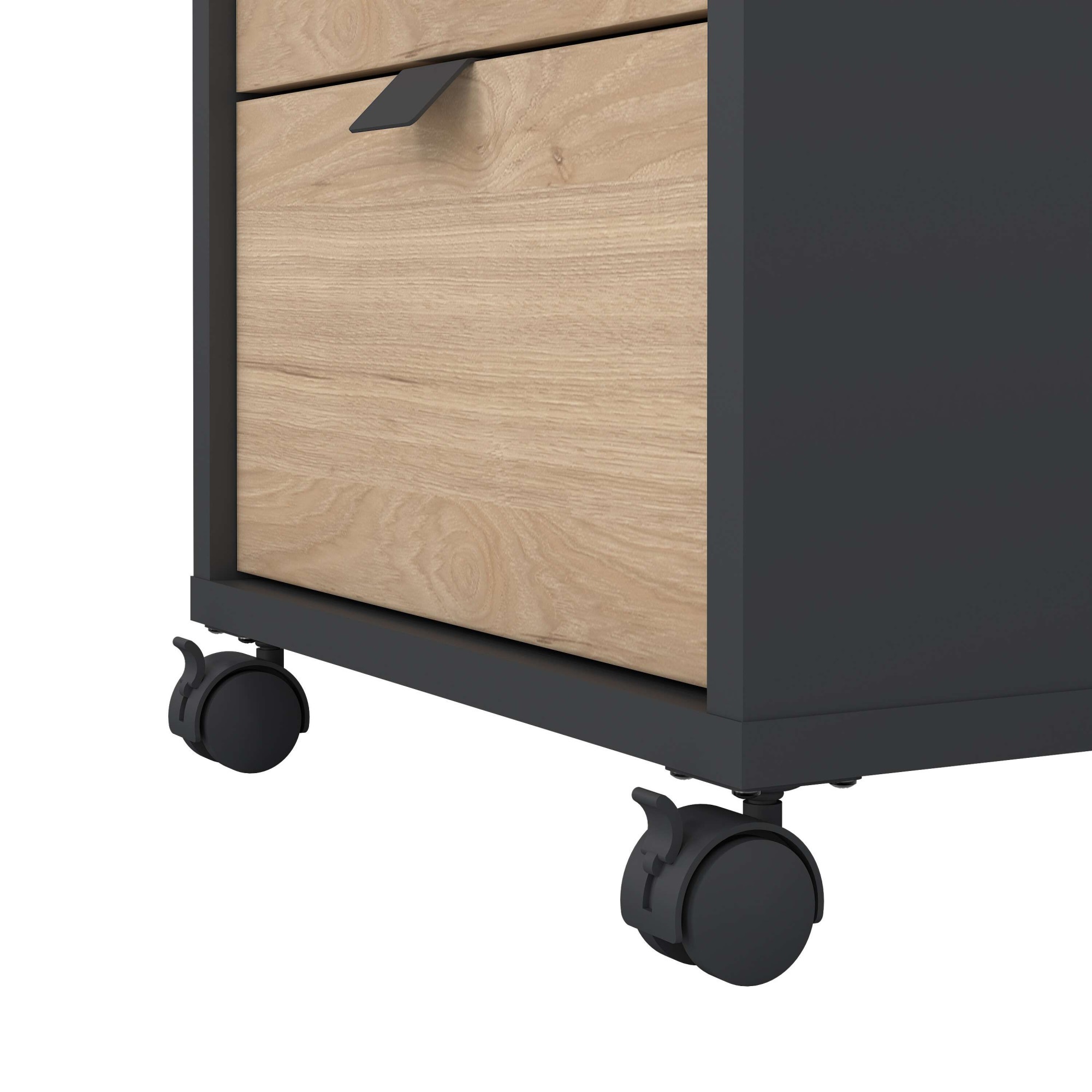INOSIGN Rollcontainer »Sign Rollwagen Rollschrank verschiebarer Transportbehälter,«, Zweifarbiges Design, 3 Schubladen, verschiebbar, Höhe 60 cm