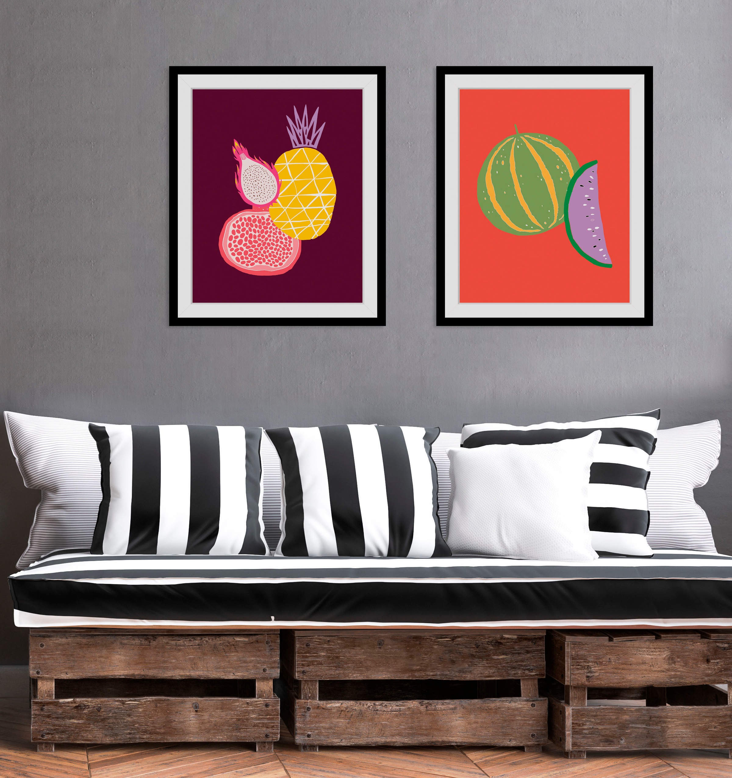 queence Bild »Aylin«, Obst-Obst Bilder-Lebensmittel-Essen-Kunst-Figuren, (1 günstig online kaufen
