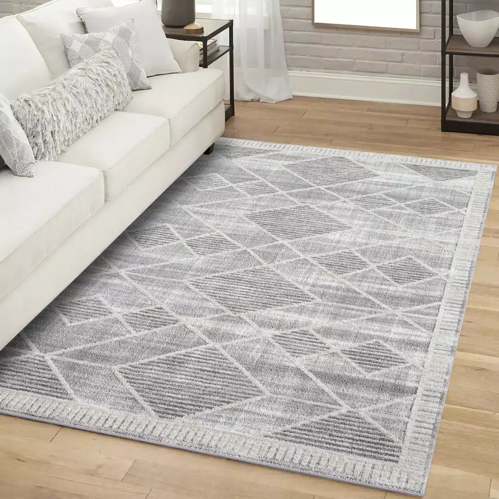 Carpet City Teppich »FLAIR178«, rechteckig, 11 mm Höhe, Kurzflor-Teppich, Skandi-Stil, Wohnzimmer