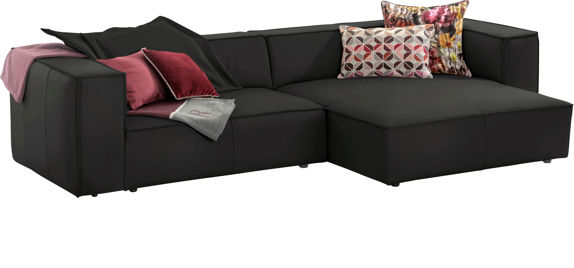 W.SCHILLIG Ecksofa »around-the-block«, (Spar-Set), inklusive Hocker, mit el günstig online kaufen