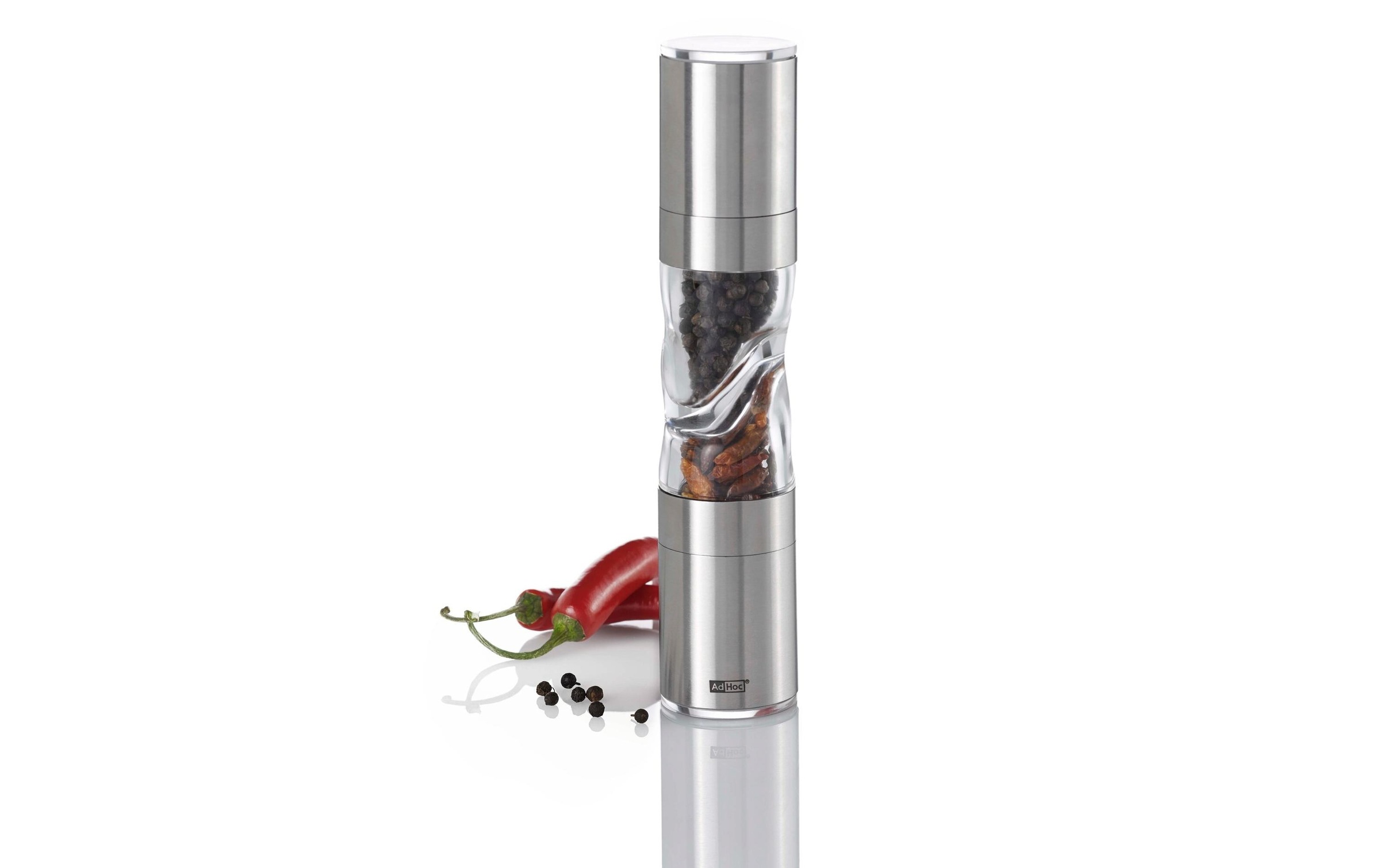 AdHoc Gewürzmühle »22 cm Silber«