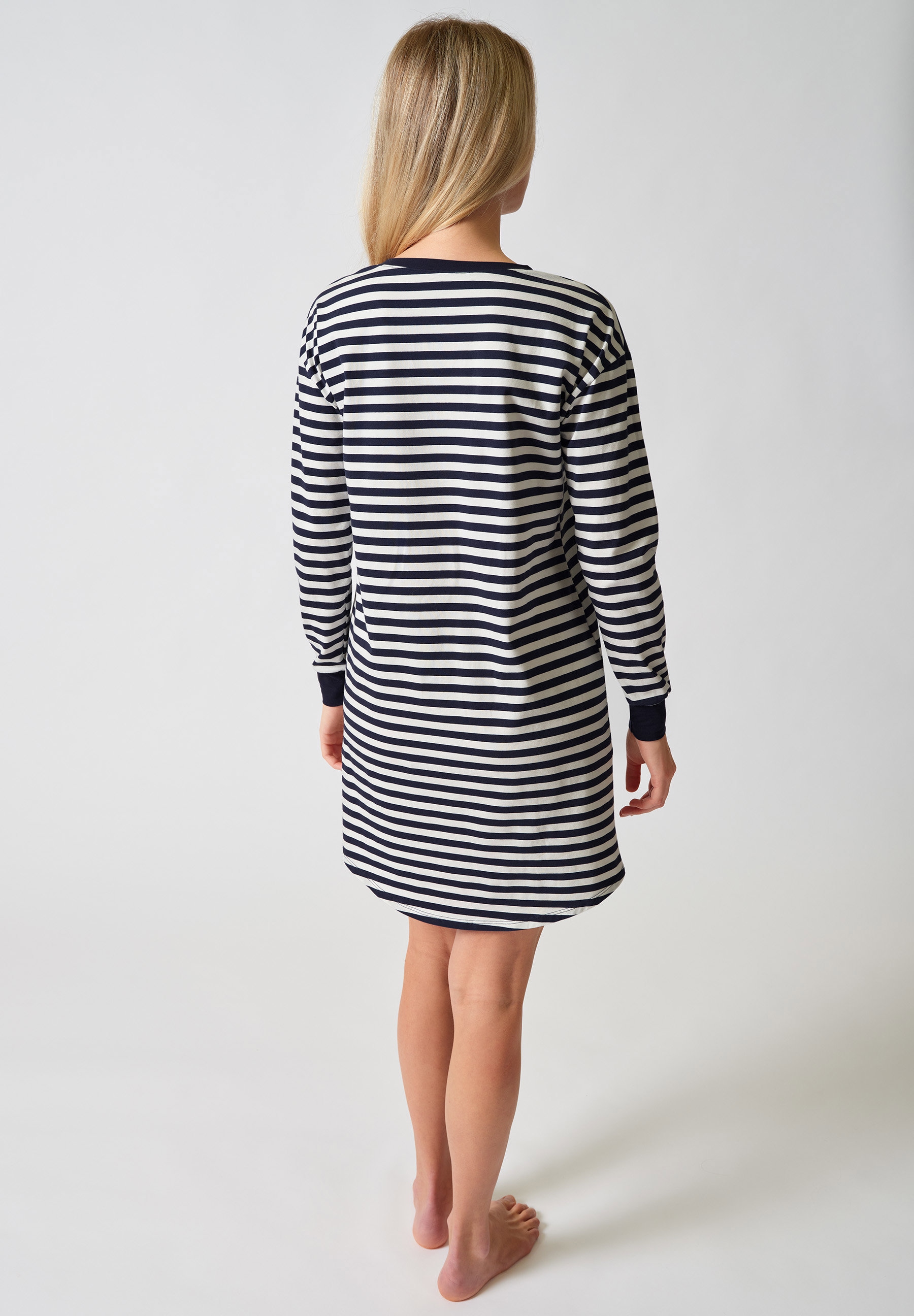Skiny Sleepshirt »Night In Mix & Match« mit Rundhalsausschnitt, langärmelig, Cotton-Mix, bequem