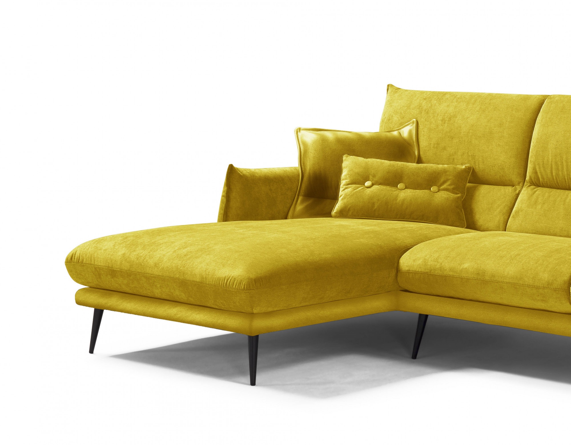 Egoitaliano Ecksofa »FUNNY, hochwertiges & aktuelles Design, bequeme Rücken günstig online kaufen