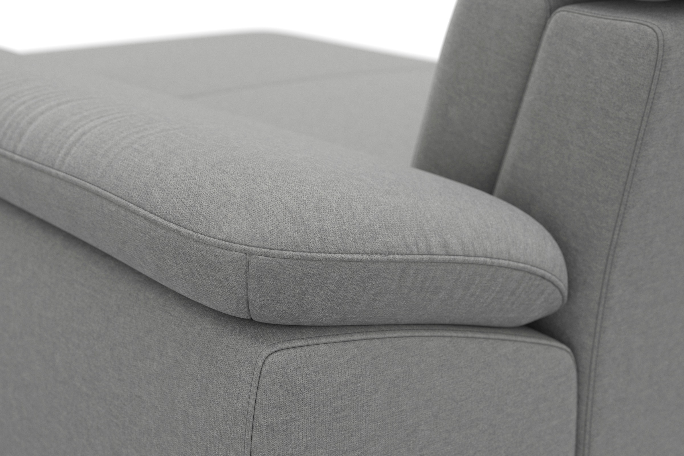 sit&more Wohnlandschaft »Cabrio U-Form, mit Sitztiefenverstellung, Arm- und Kopfteilverstellung«, 3 Nierenkissen, Federkern, optional Bettfunktion und Stauraum