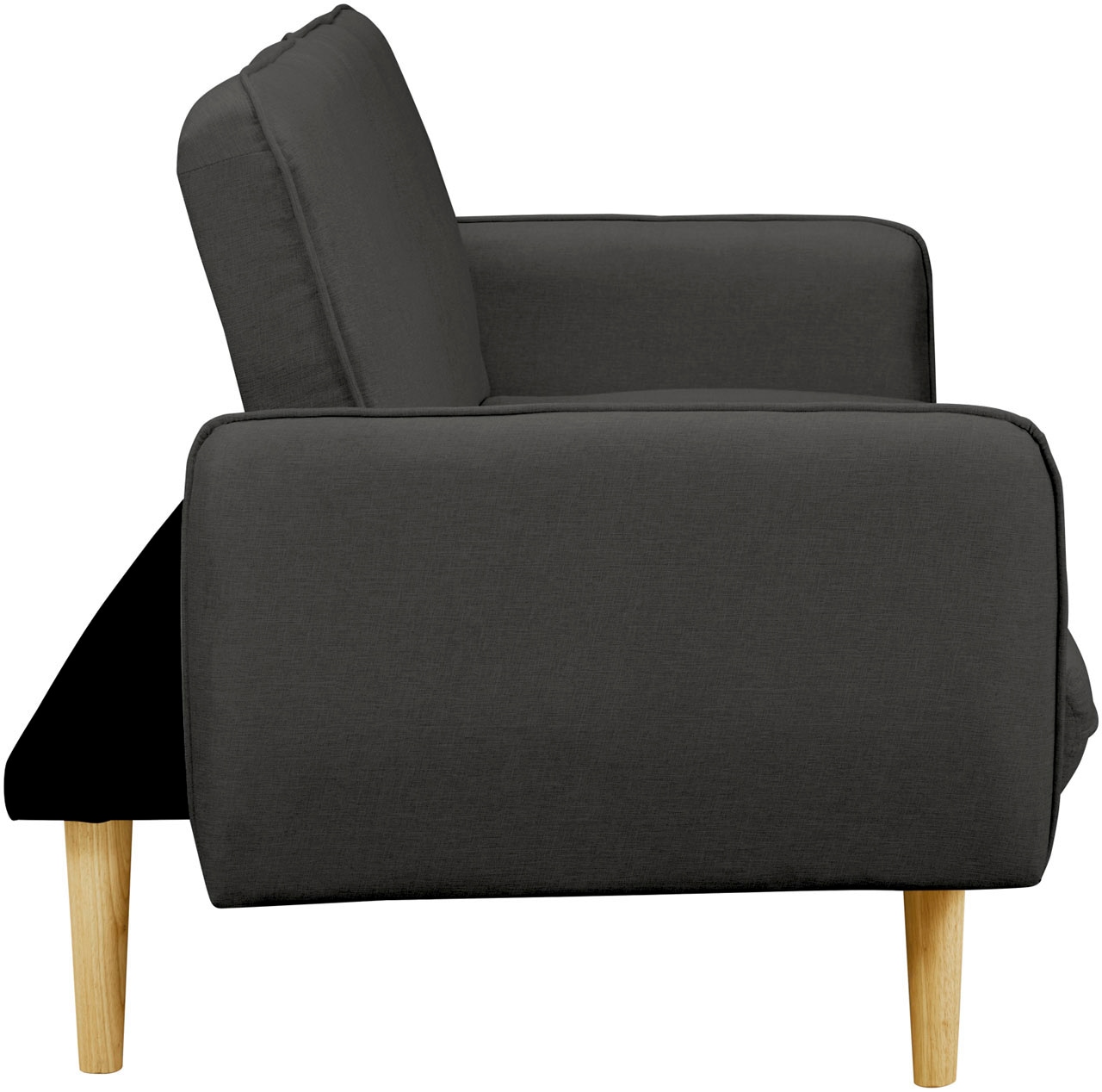 SalesFever Schlafsofa »Linköping, 3-Stizer, Sofa«, mit Knopfheftung im Rücken und Schlaffunktion, Breite 188 cm
