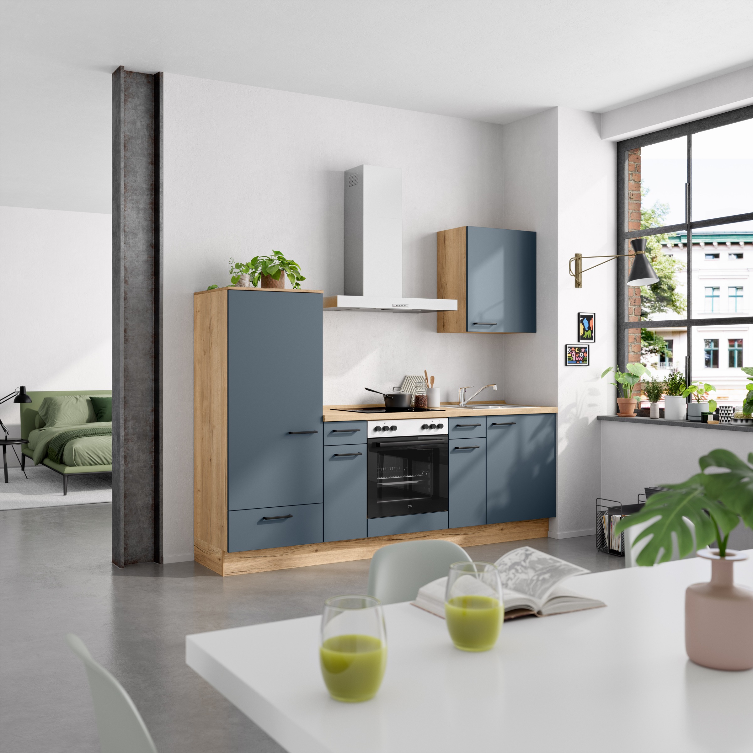 nobilia Küchenzeile ""Easytouch I"" vormontiert, Ausrichtung wählbar, Breit günstig online kaufen