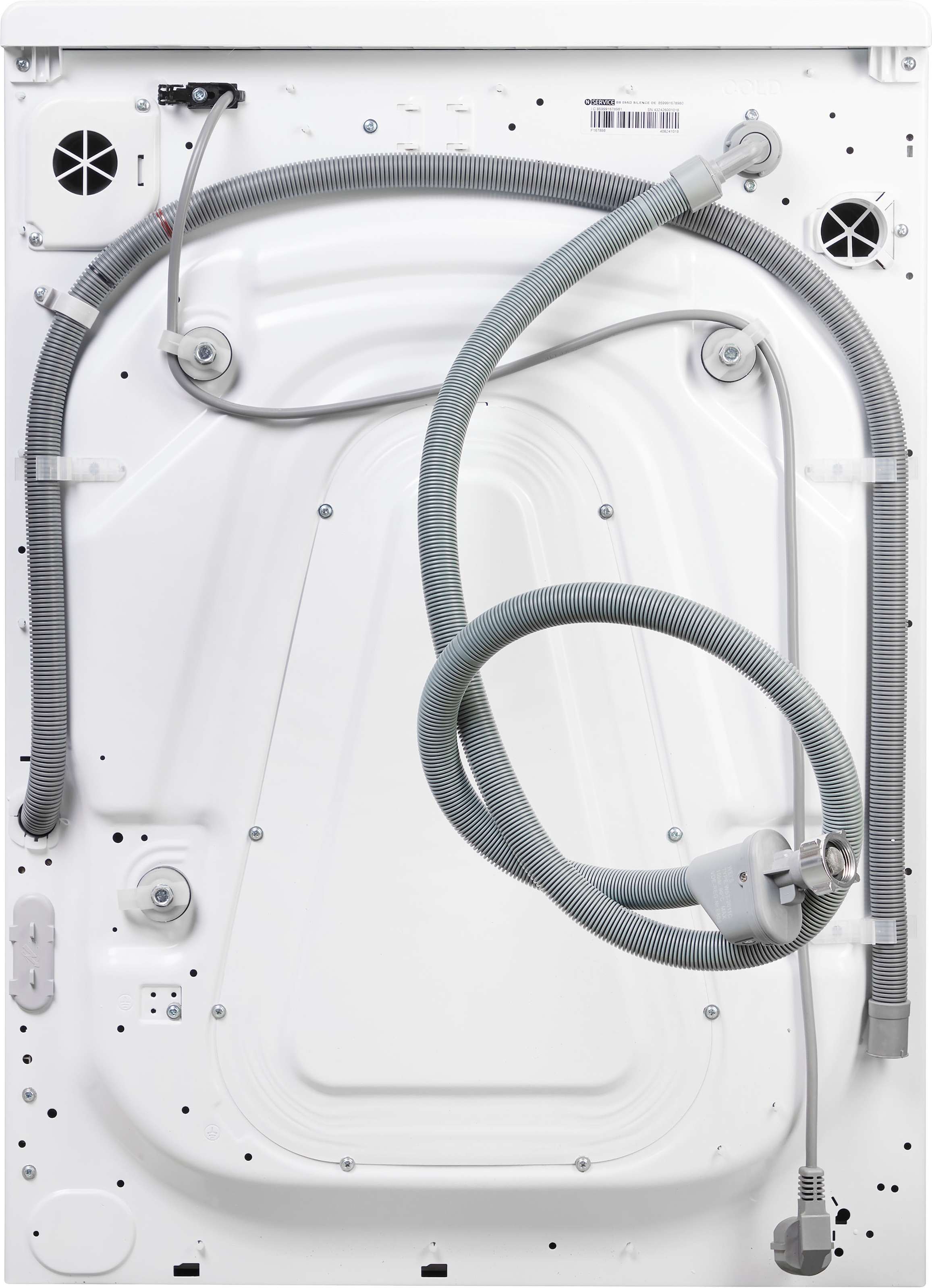 BAUKNECHT Waschmaschine »B8 09AD SILENCE DE«, 10 kg, 1400 U/min, Gentle Power-Technologie, Auto Dose, Vollwasserschutz