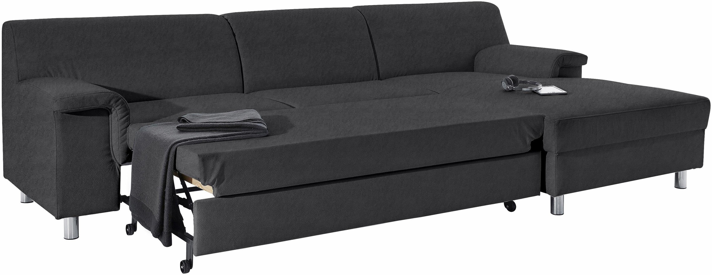 INOSIGN Ecksofa »Jamie, modern und elegant, Fußhöhe 9cm, L-Form,«, wahlweis günstig online kaufen
