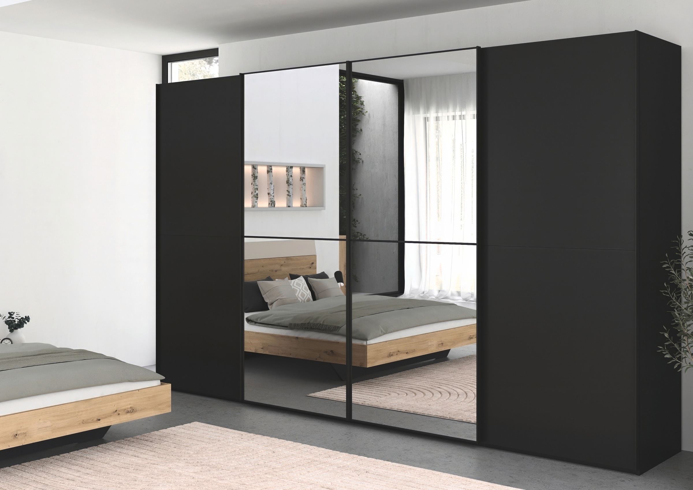 rauch Schwebetürenschrank »Kleiderschrank Schrank Garderobe Schlafzimmersch günstig online kaufen