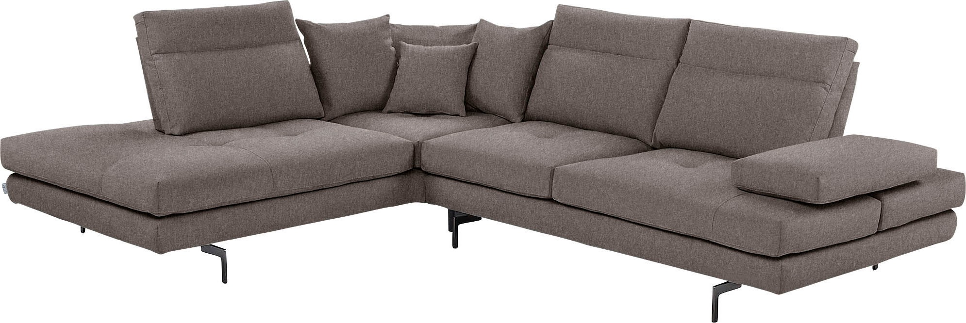 CALIA ITALIA Ecksofa »Toby Wing, Komfortsofa mit Sitzkomfort der Extraklass günstig online kaufen