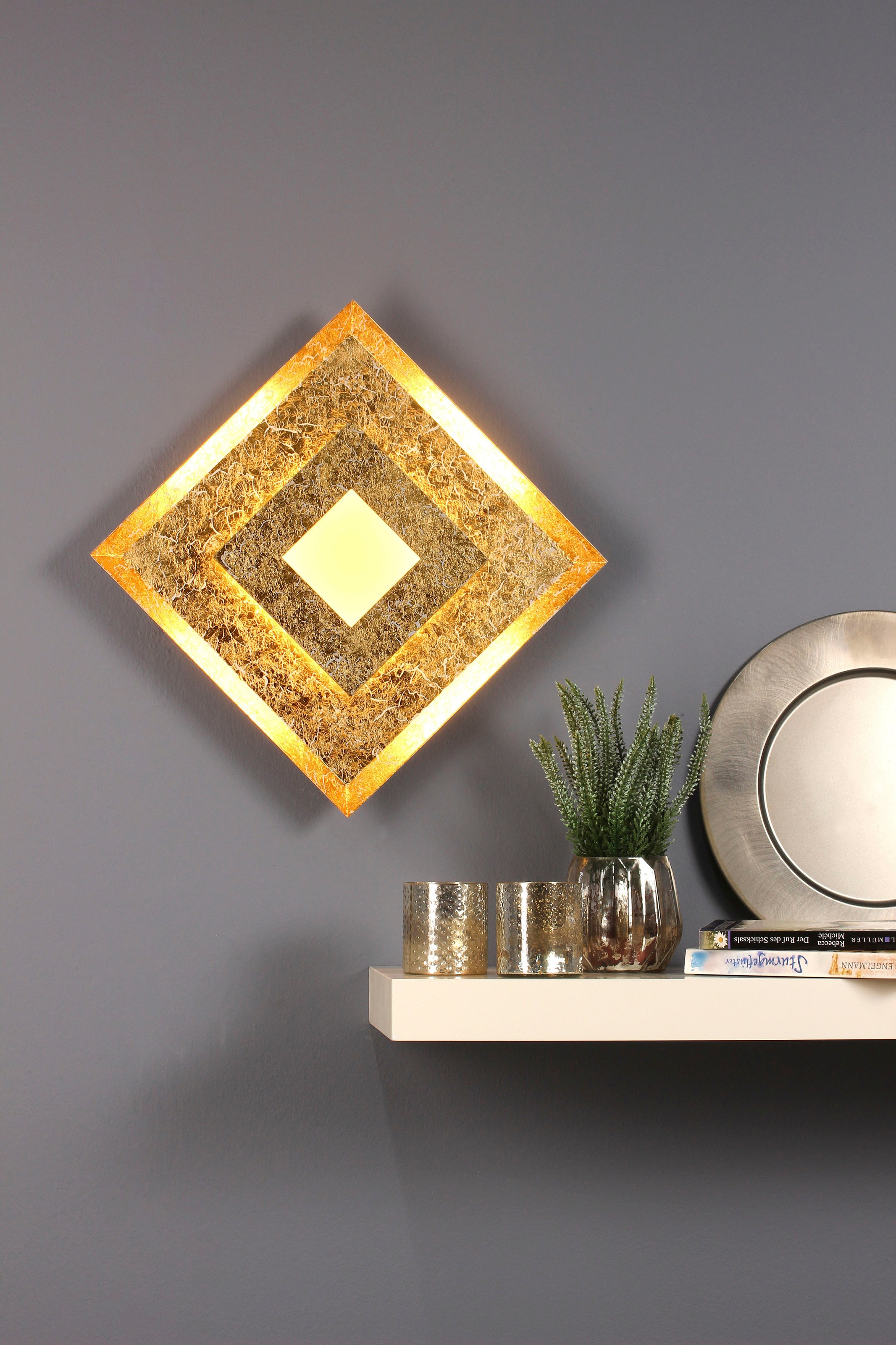 ECO-LIGHT LED Wandleuchte »Window 9021 S GO«, Leuchtmittel LED-Modul   LED günstig online kaufen