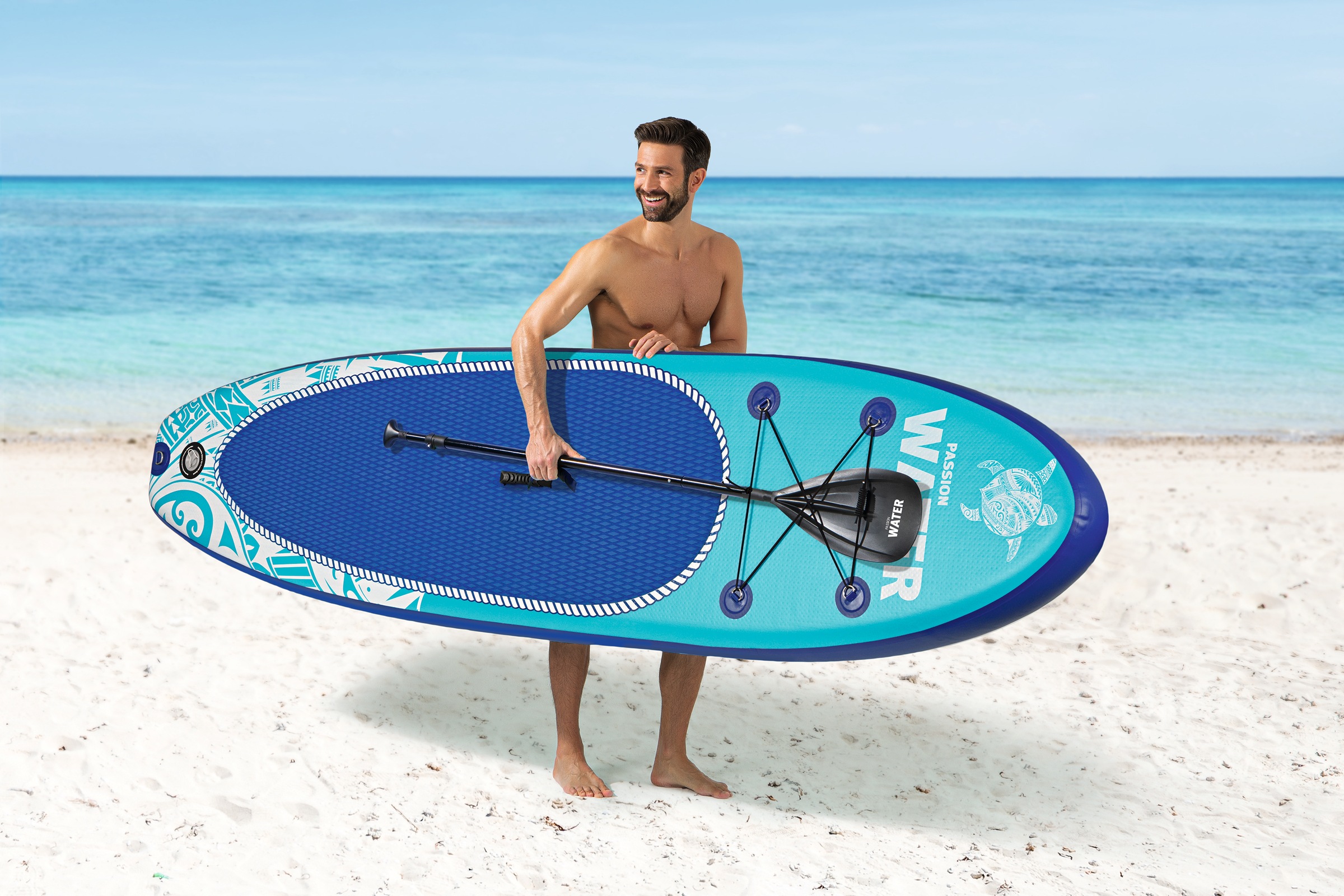 MAXXMEE Inflatable SUP-Board »MAXXMEE Stand-Up (Spar-Set, online Transportrucksack) tlg., Paddel, bestellen Paddle-Board 7 Pumpe 2021«, und mit