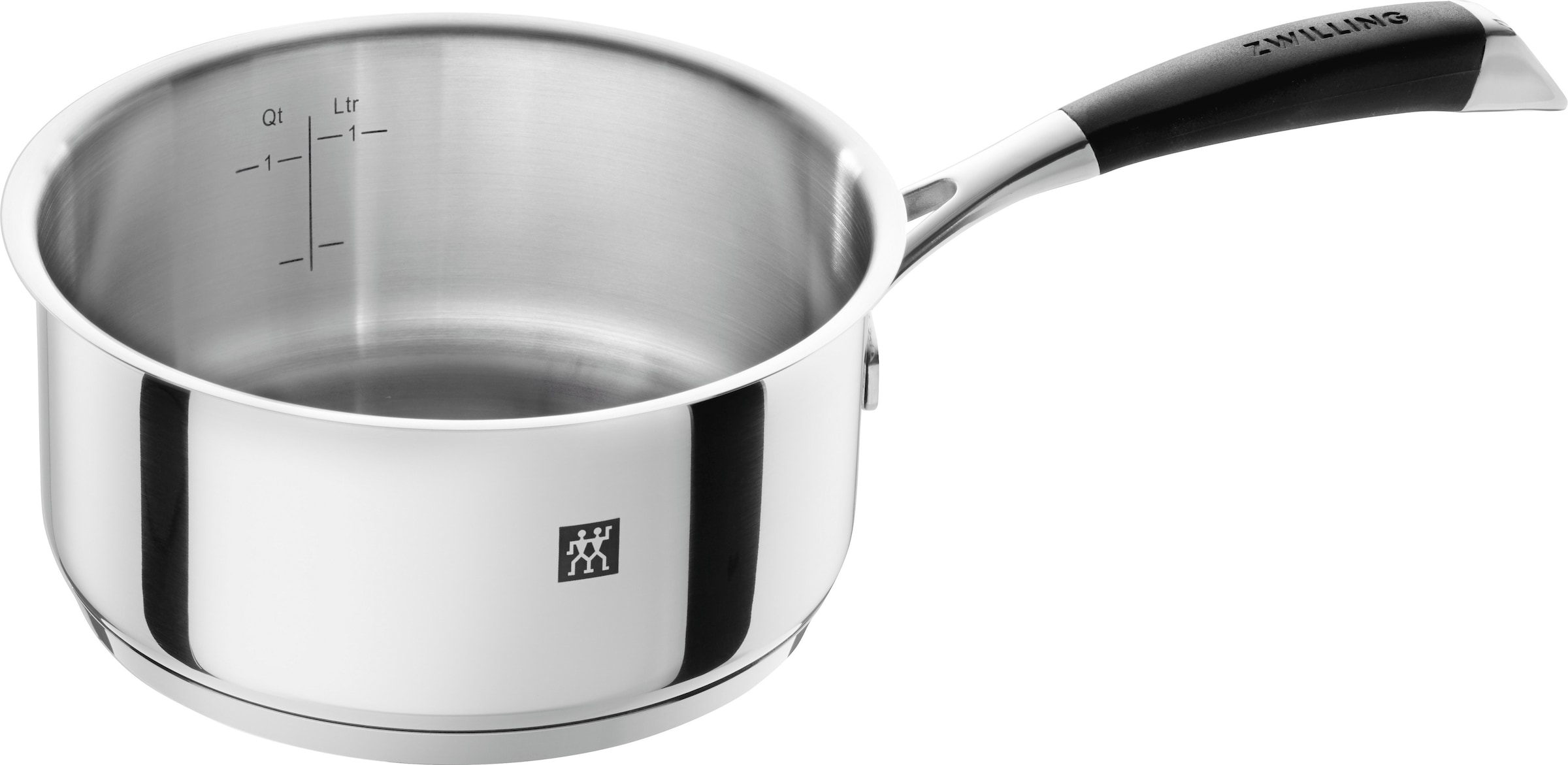 Zwilling Topf-Set »Poletto«, Edelstahl, (Set, 5 tlg.), 18/10 Edelstahl, Rostfrei, Silber, 5-tlg., Induktion