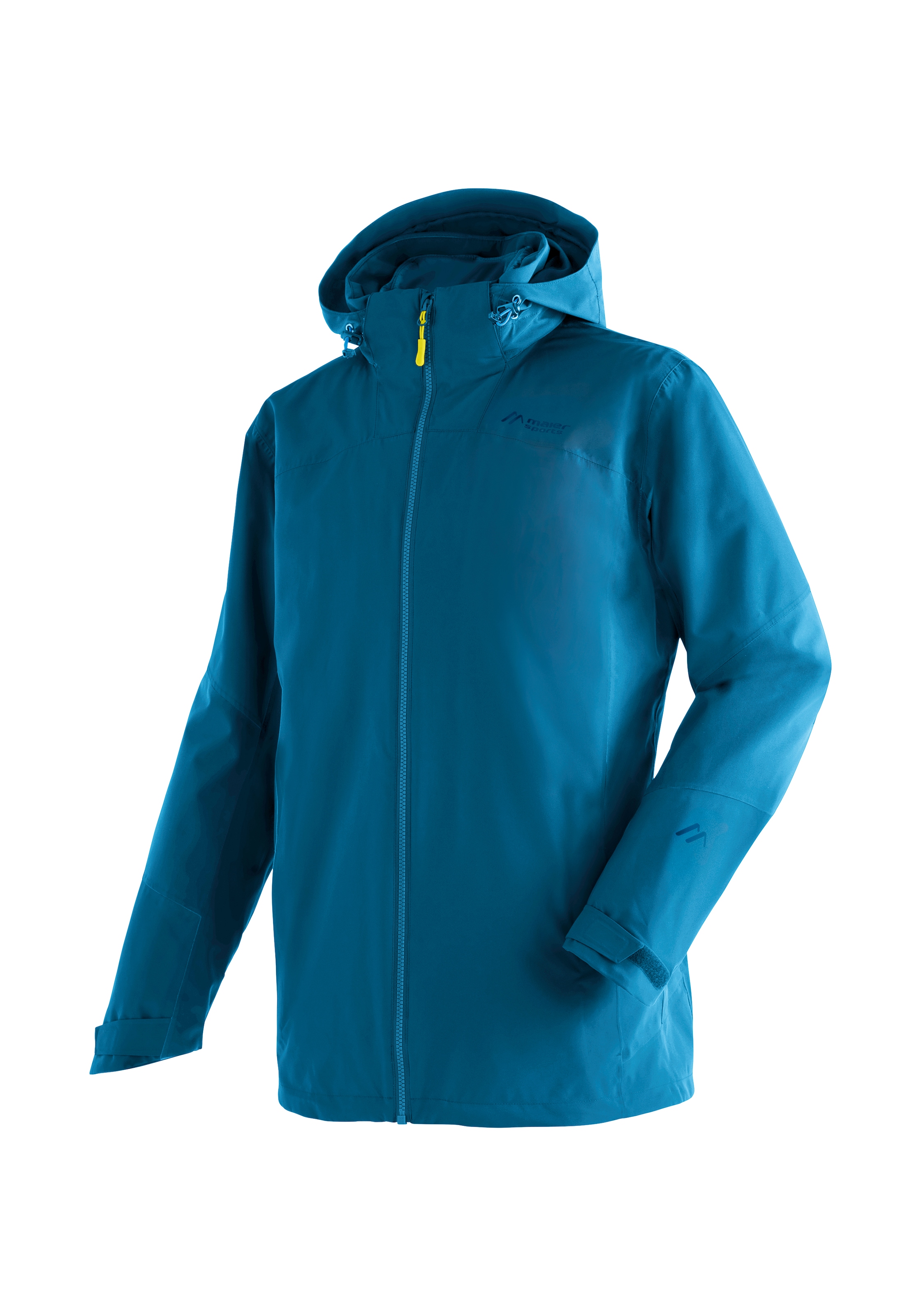 3-in-1-Funktionsjacke „Ribut M“, funktionale Doppel-Jacke für Wanderungen und Ausflüge, Gr. 48, mostly mid blue