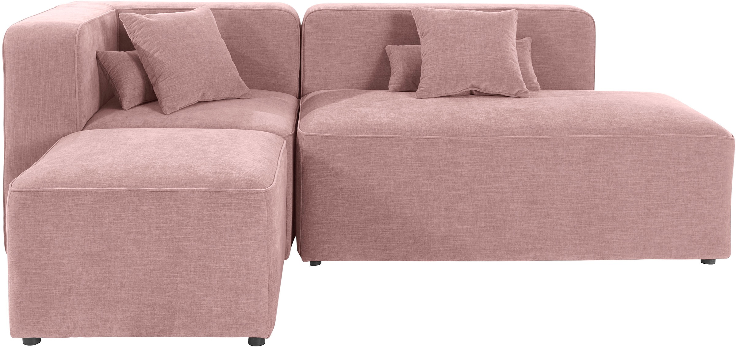 Home affaire Ecksofa »Sundstrup L-Form« Modulserie, individuelle Zusammenst günstig online kaufen
