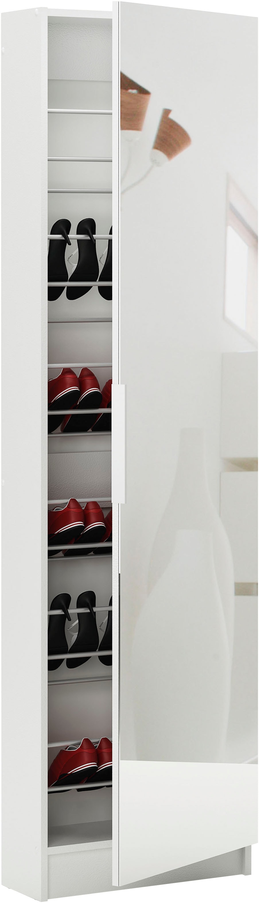 Demeyere GROUP Schuhschrank »Zapatero«, (1 St.), SCHUHSCHRANK 1 TUER/1 SPIEGEL