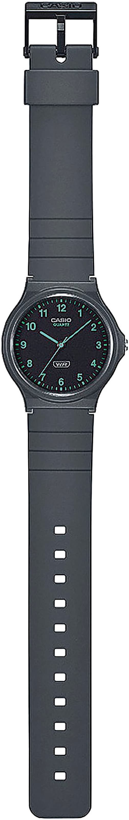 CASIO TIMELESS COLLECTION Quarzuhr, Armbanduhr, Damenuhr, Herrenuhr, analog, Resinarmband