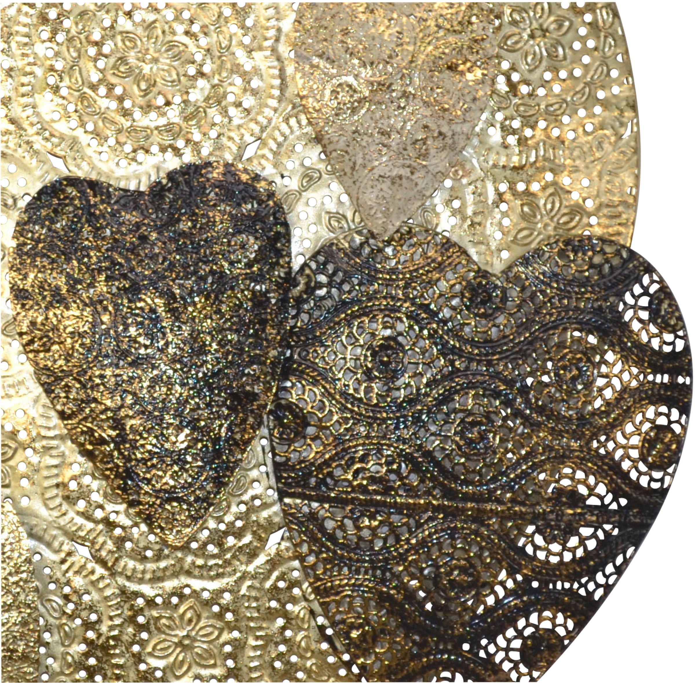 HOFMANN LIVING AND MORE Wanddekoobjekt »Wanddekoration« romatische Deko mit Herzen