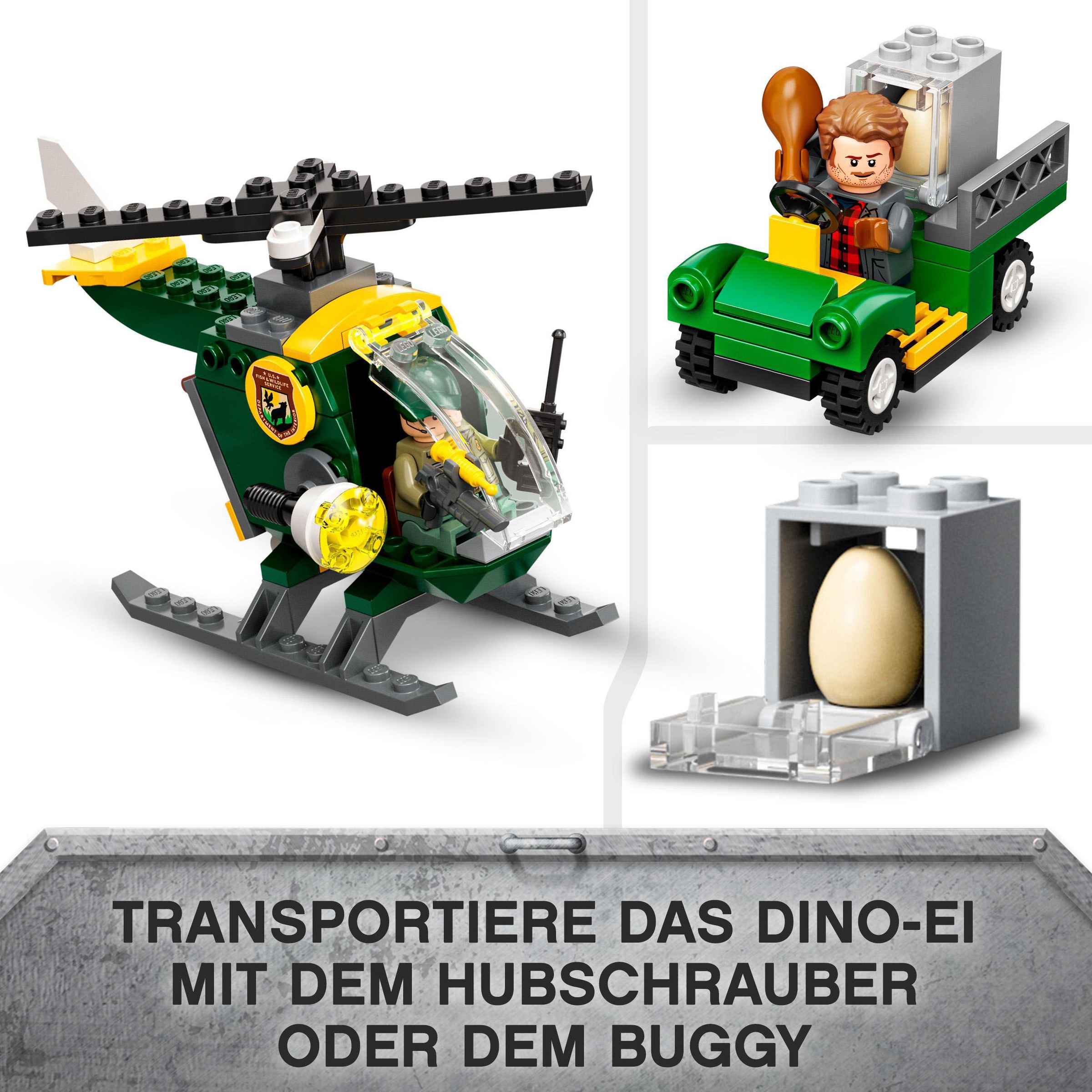 LEGO® Konstruktionsspielsteine »T. Rex Ausbruch (76944), LEGO® Jurassic World«, (140 St.), Made in Europe