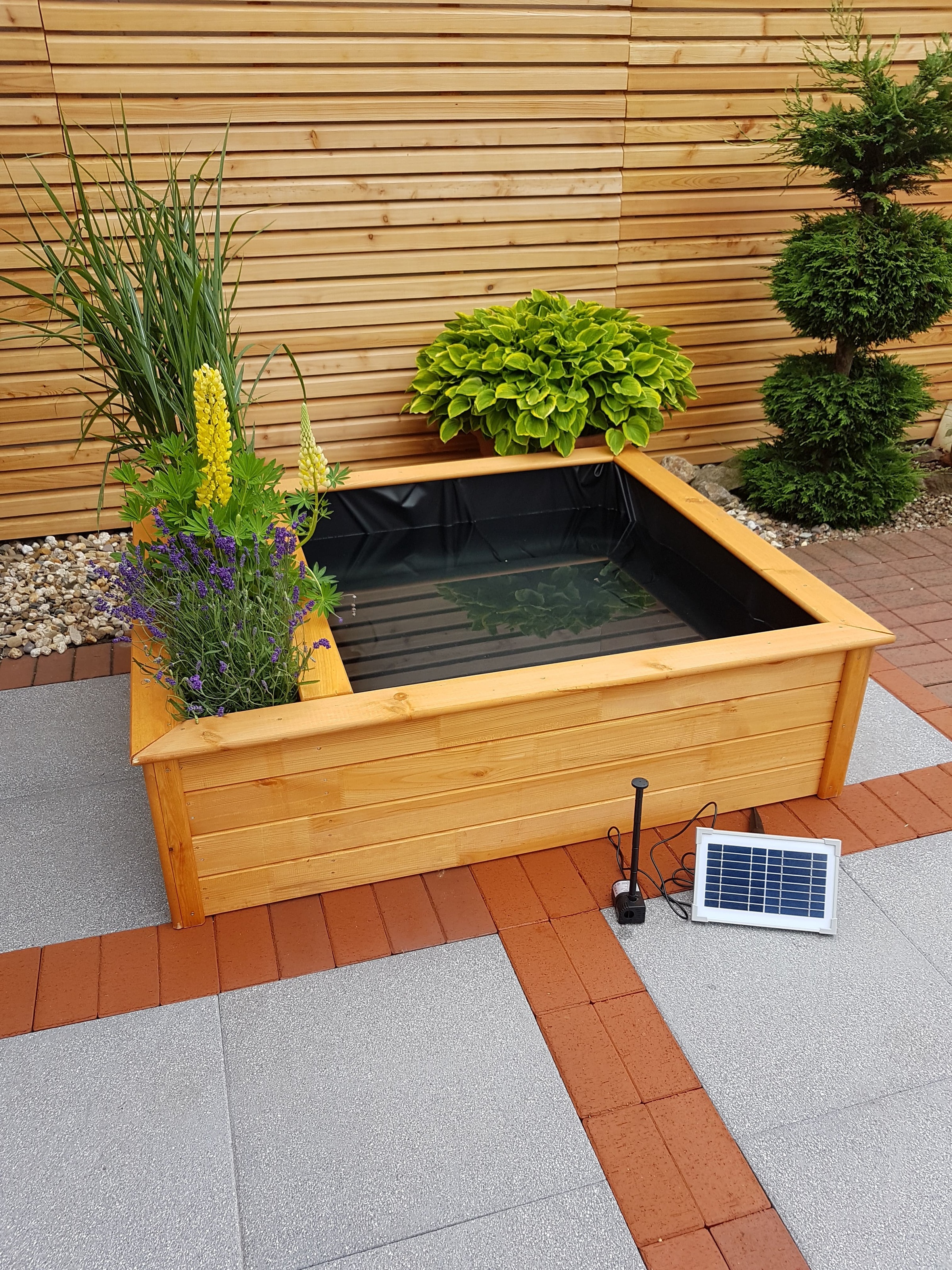 promadino Hochteich, (Set), inkl. Solarpumpe