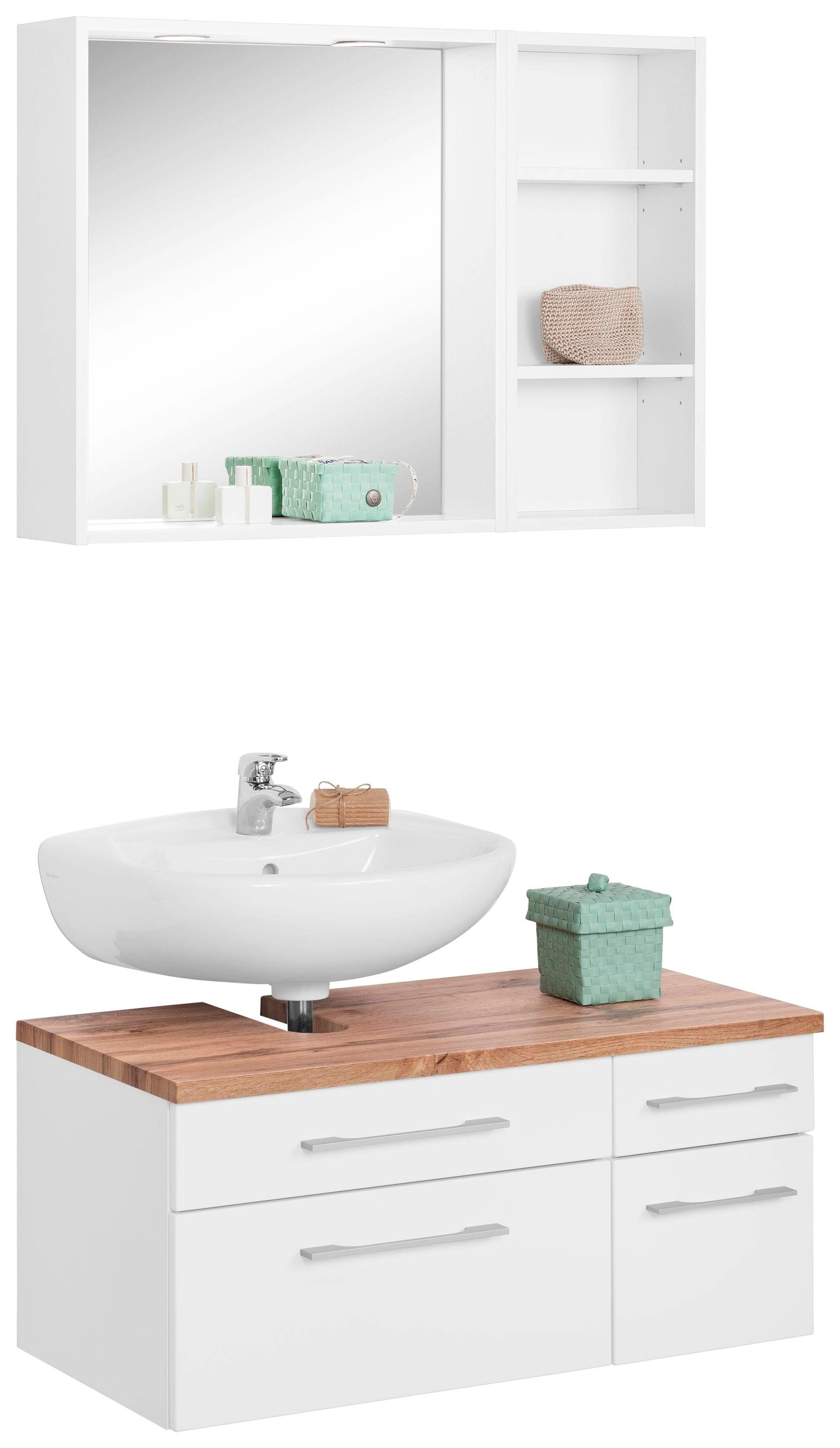 welltime Badmöbel-Set »Davos« 3 Stk. tlg. günstig online kaufen