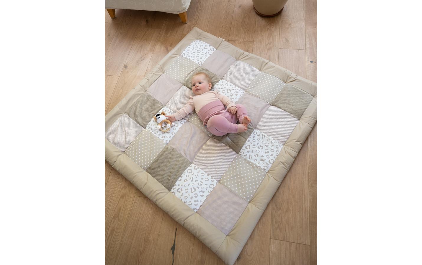 ULLENBOOM ® Krabbeldecke »Leo 140 x 140 cm«