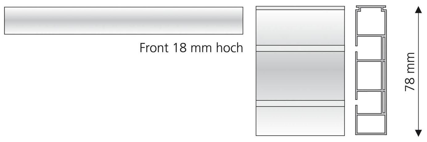 bequem Liedeco läufig-läufig, 2 bestellen Fixmaß und Gardinenstange, schnell