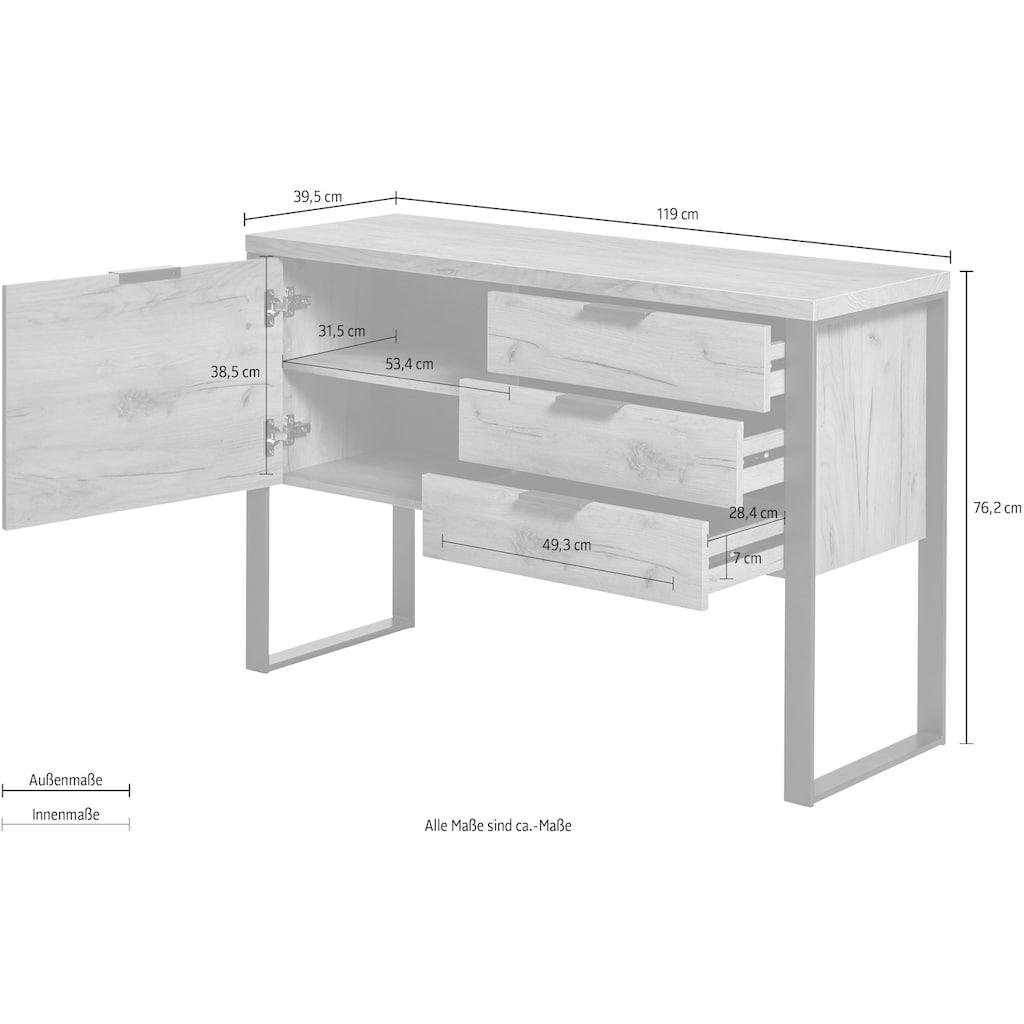 Jahnke Sideboard »LOOP«