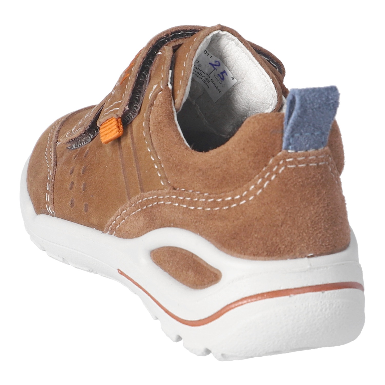 Ricosta Sneaker »June«  Halbschuh mit Klett, Größenschablone zum Download, WMS: weit