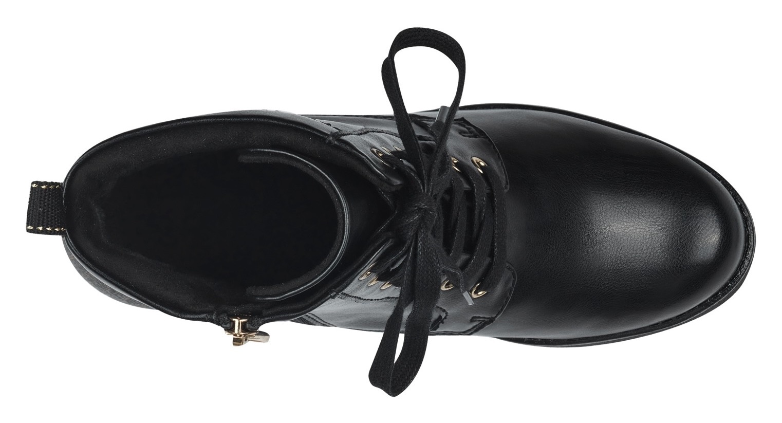 MARCO TOZZI Schnürstiefelette, Blockabsatz, Stiefelette, Schnürboots in veganer Verarbeitung