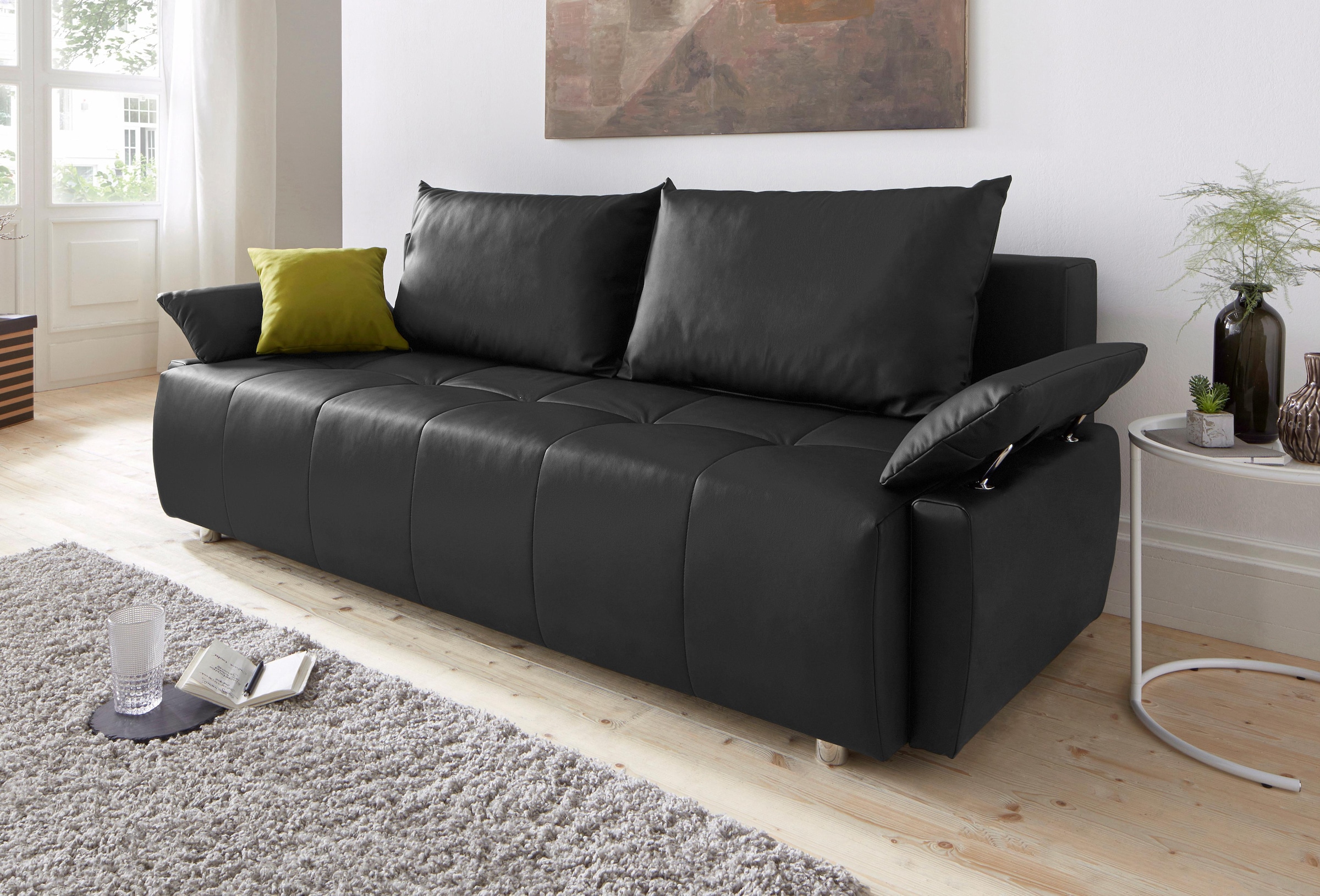 inklusive Federkern, Schlafsofa COLLECTION 2 kaufen Zierkissen und mit Rechnung auf AB 1 »Funtastic«, Rücken- Bettfunktion,