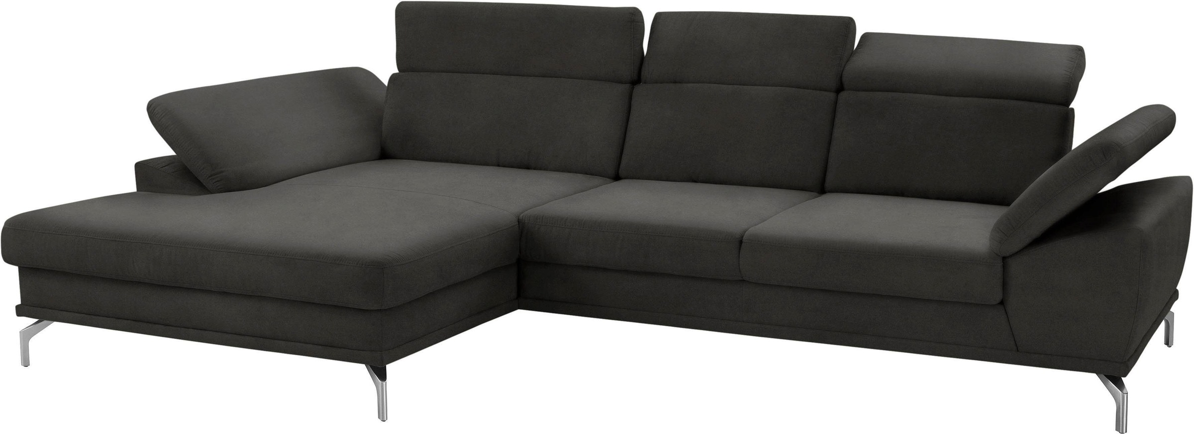sit&more Ecksofa »Scorpio L-Form«, inklusive Sitztiefenverstellung, wahlweise mit Kopfverstellung