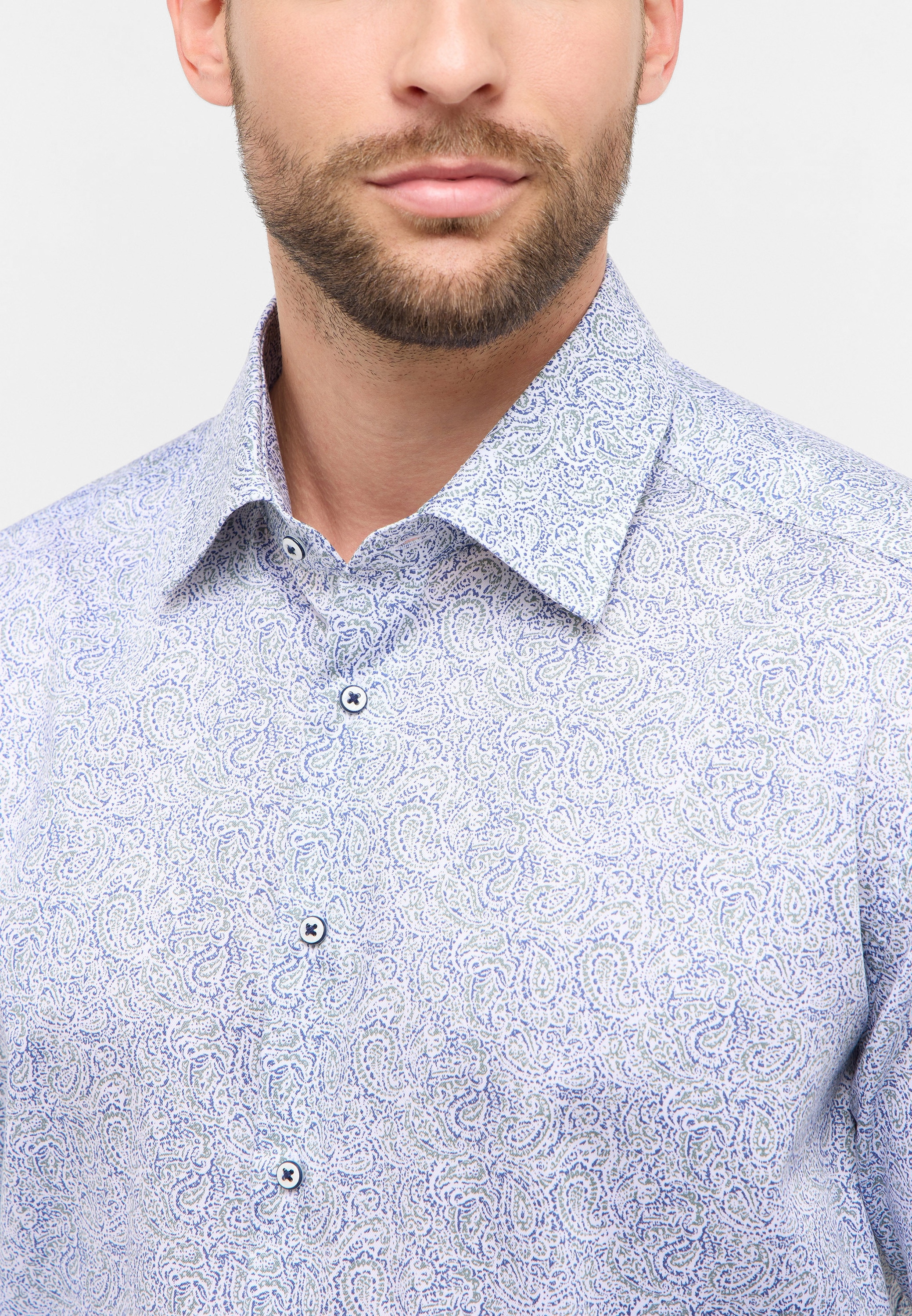 Eterna Langarmhemd »COMFORT FIT« NON IRON (bügelfrei)