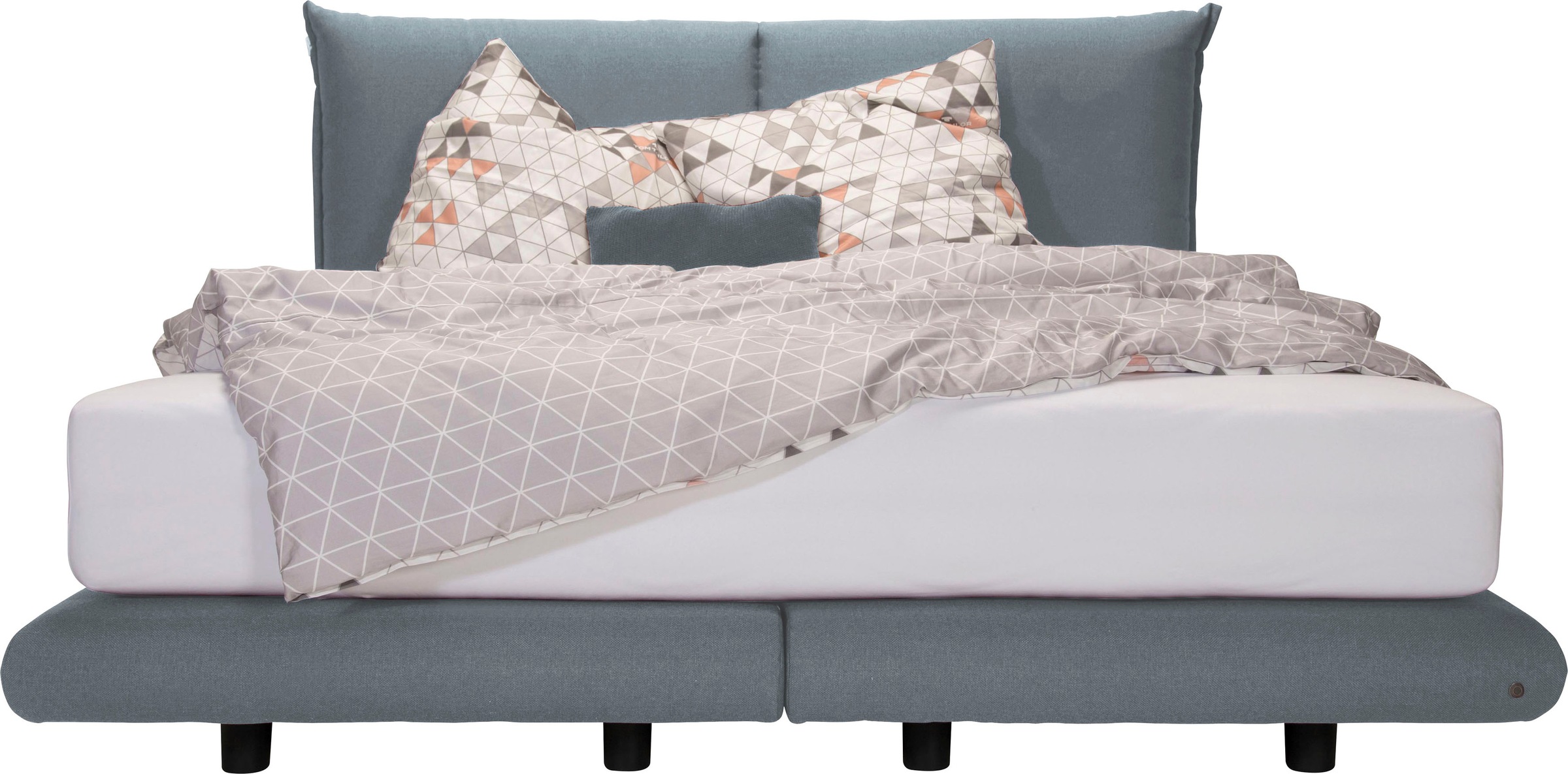 3. Bild von TOM TAILOR HOME Boxspringbett »SOHO PILLOW BOX«, in Schwebeoptik, Kopfteil in Kissenform, Höhe 120 cm
