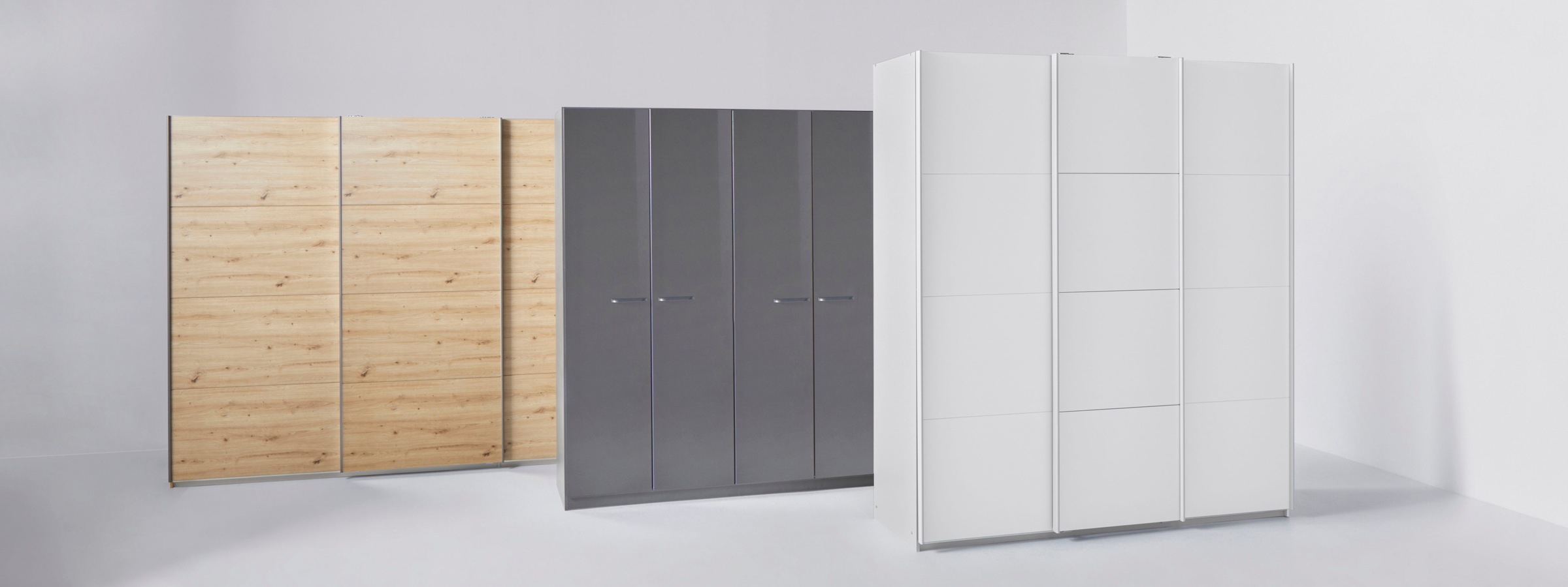 rauch Schwebetürenschrank »Kleiderschrank Schrank Garderobe TOPSELLER OTELI inkl. Inneneinteilung«, mit 3 Innenschubladen sowie zusätzlichen Einlegeböden MADE IN GERMANY