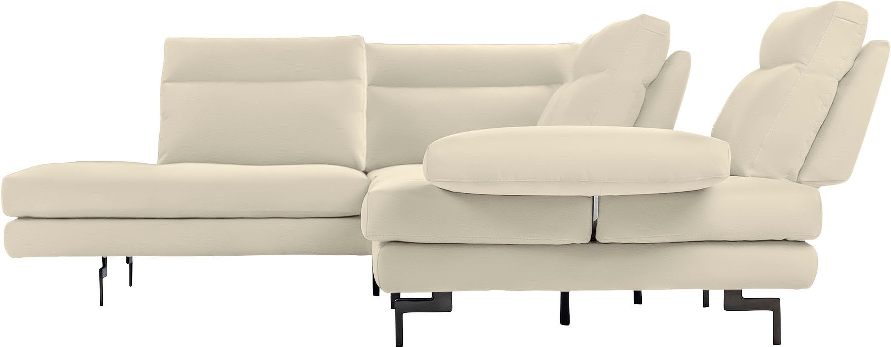 CALIA ITALIA Ecksofa »Toby Wing, L-Form, Designsofa mit sensationellem Sitz günstig online kaufen