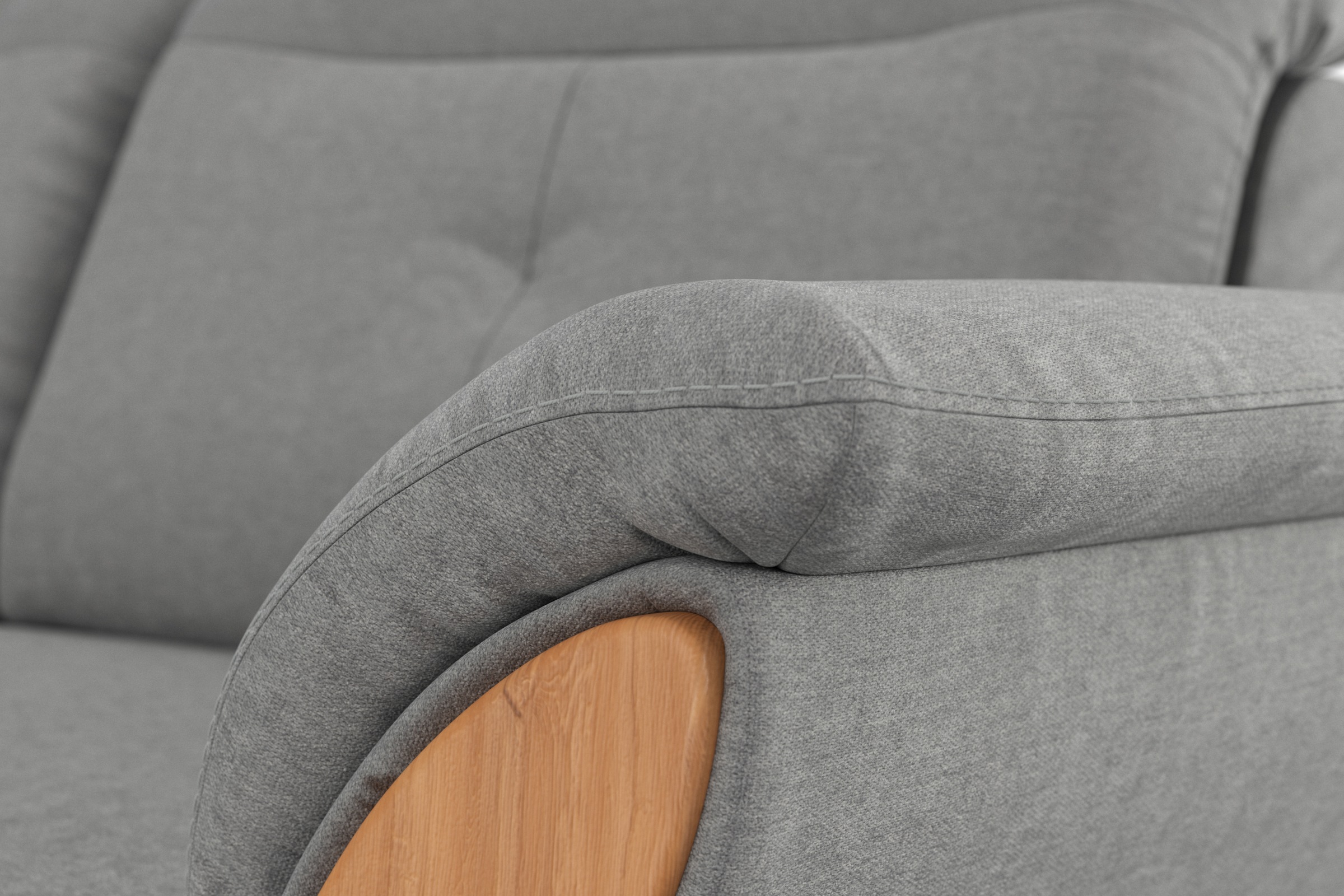 Home affaire Ecksofa »Dangast L-Form«, Kopfteilverstellung, wahlweise mit motorischer Relaxfunktion