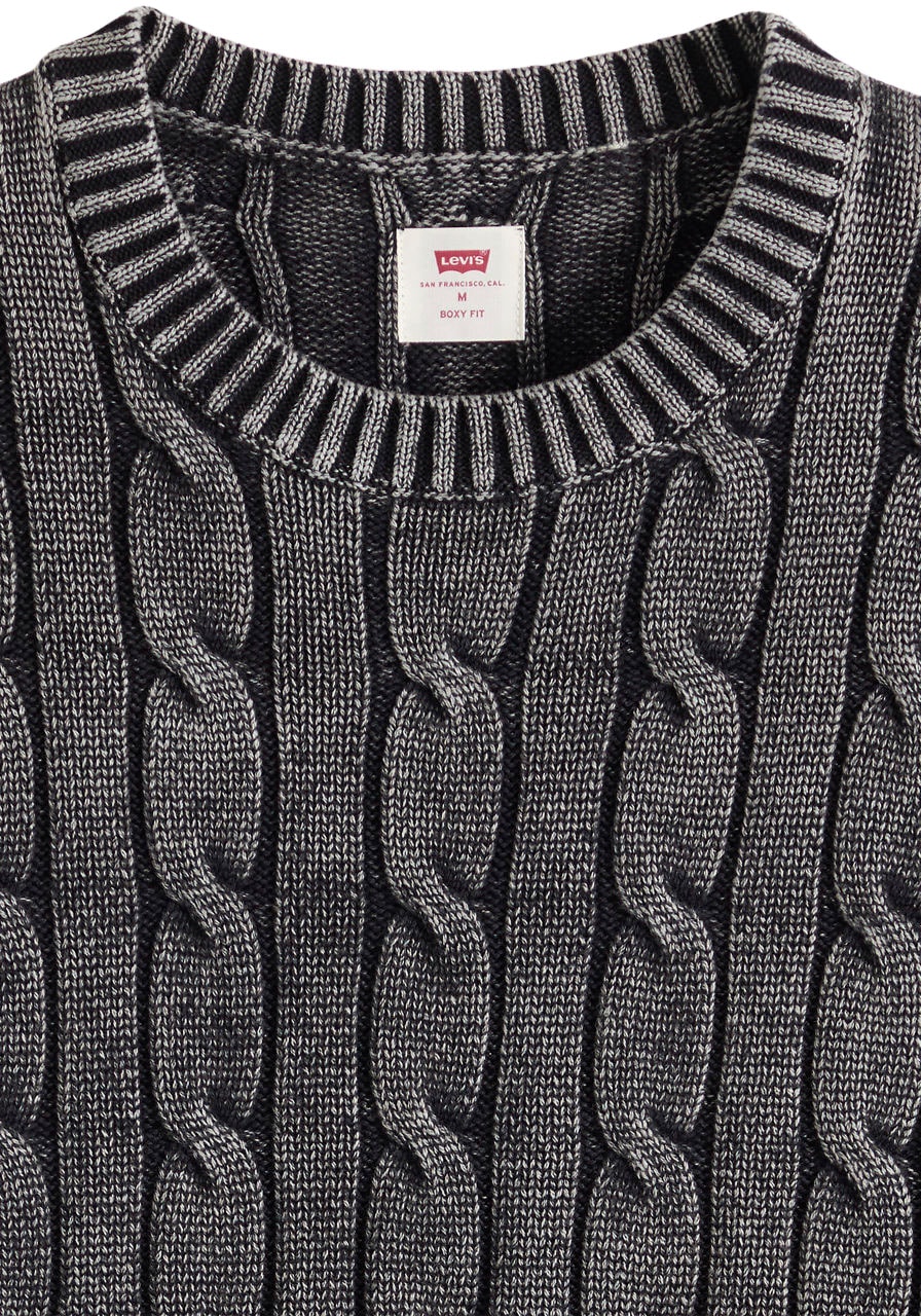 Levi's® Strickpullover »CARMEL CABLE CREW« mit Strickmuster