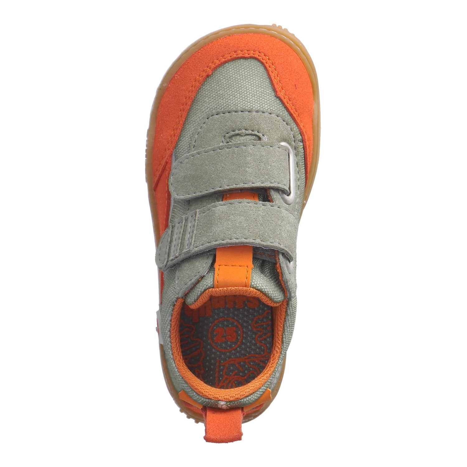 qnuffs Barfußschuh »Erle«  Klettschuh, Halbschuh, Sneaker mit Kontrastbesätzen